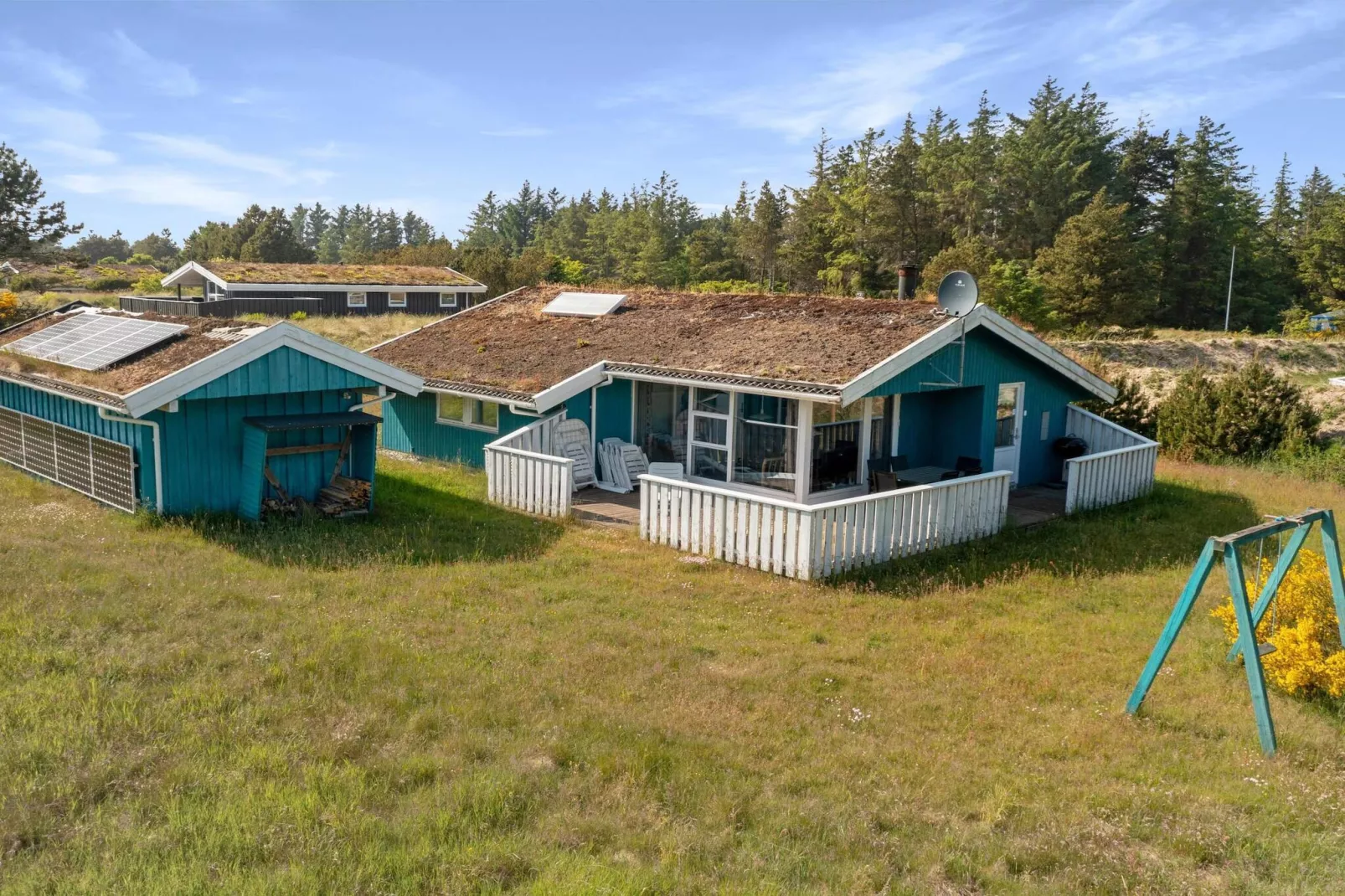Vakantiehuis in Blokhus met sauna-Buitenlucht