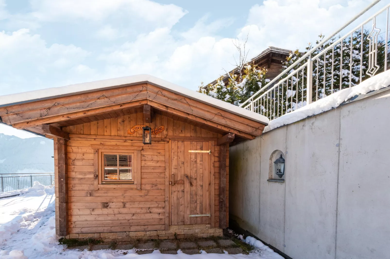 Pfundhof-Tuin winter