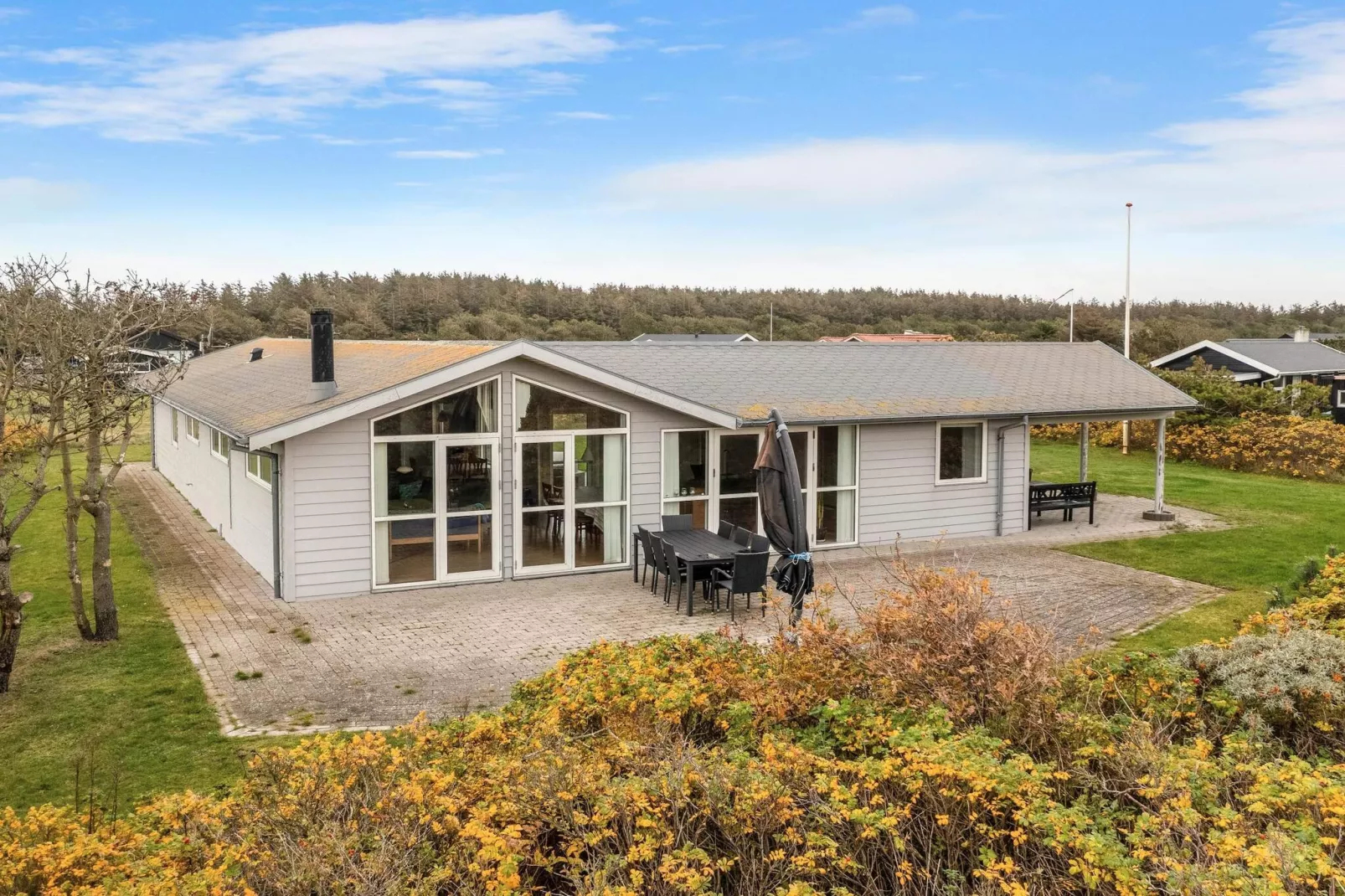 Geweldig vakantiehuis in Denemarken-Buitenlucht