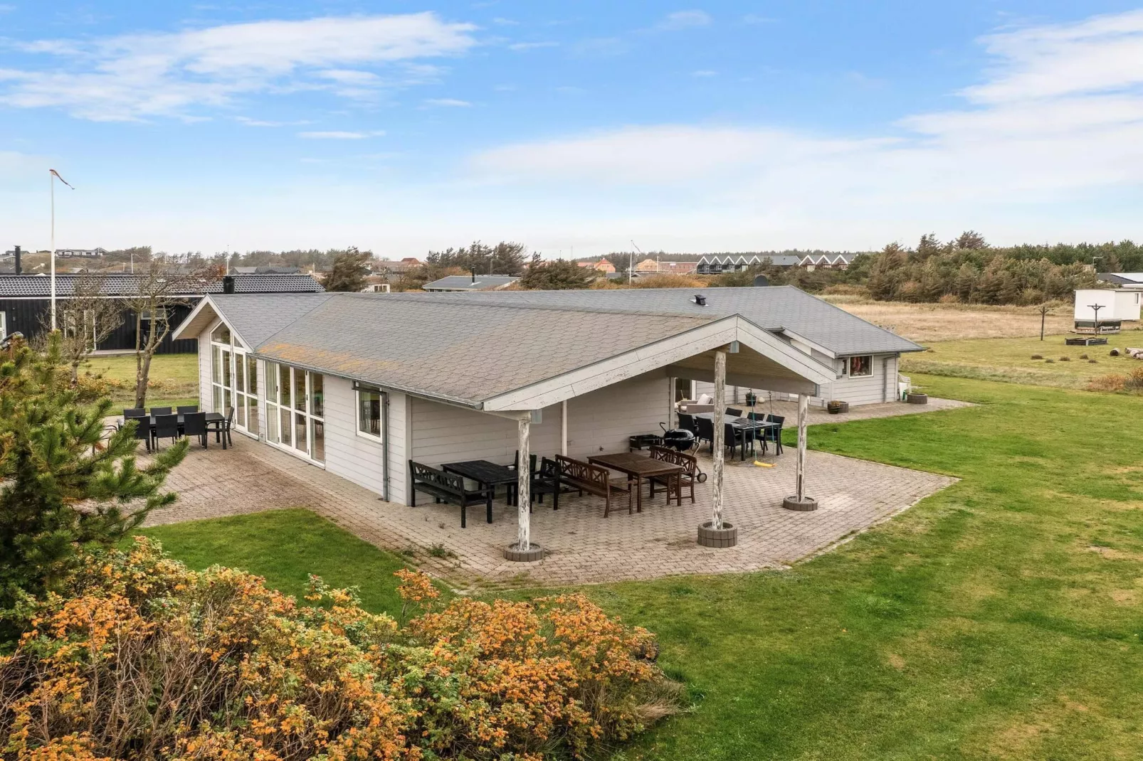 Geweldig vakantiehuis in Denemarken-Buitenlucht
