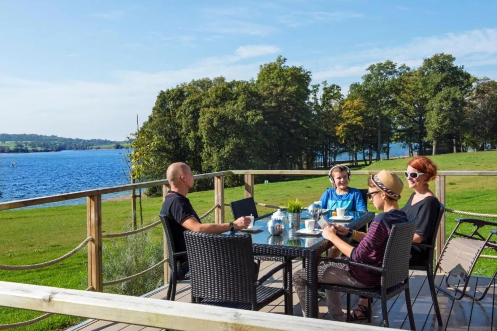 8 persons - 4 rooms 130m² without sauna-Terrasbalkon