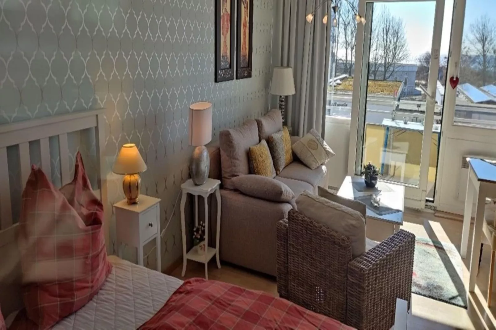Appartement "Mit Ausblick"-Buitenkant zomer