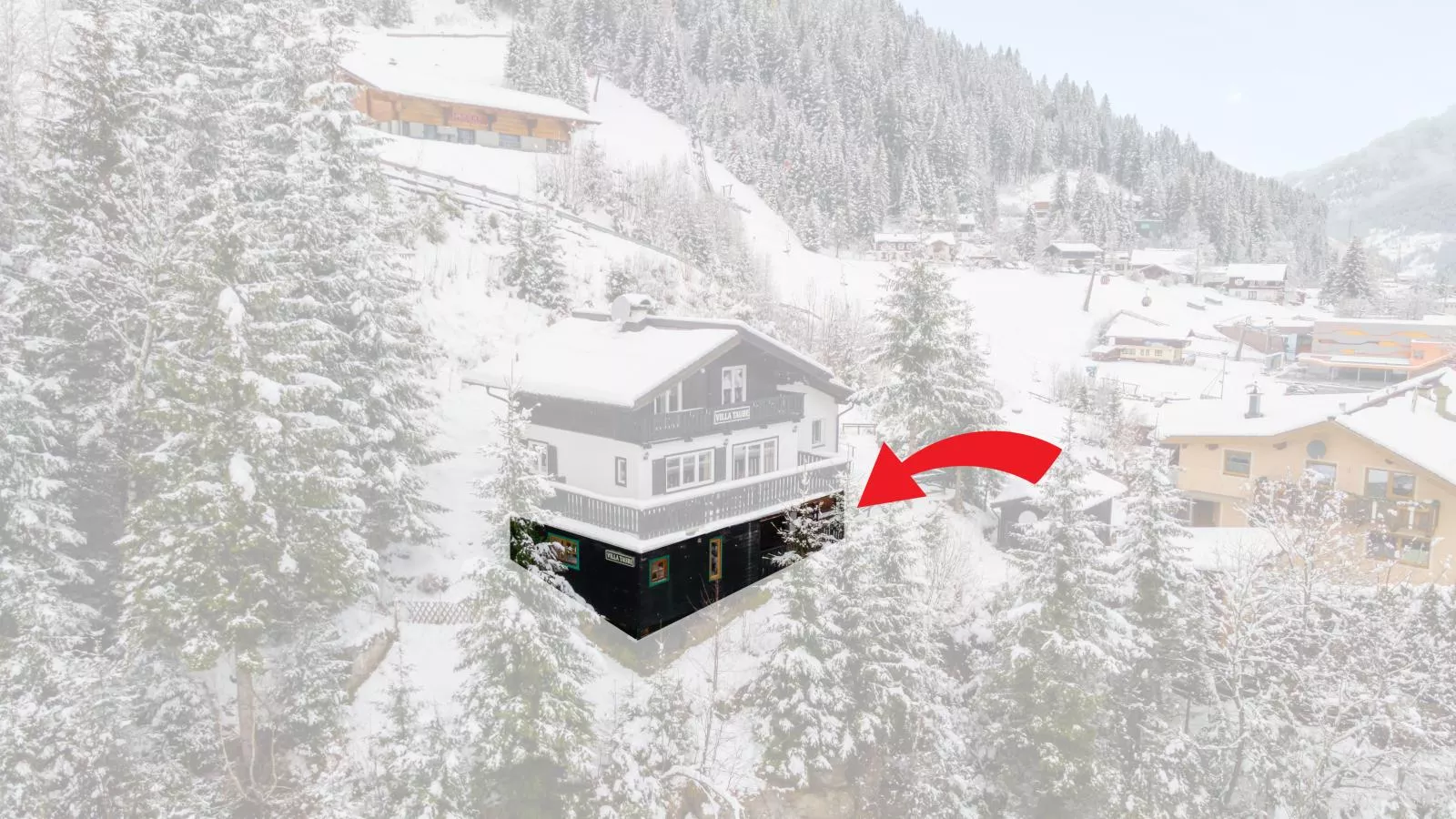 Hütte Taube-Exterieur winter
