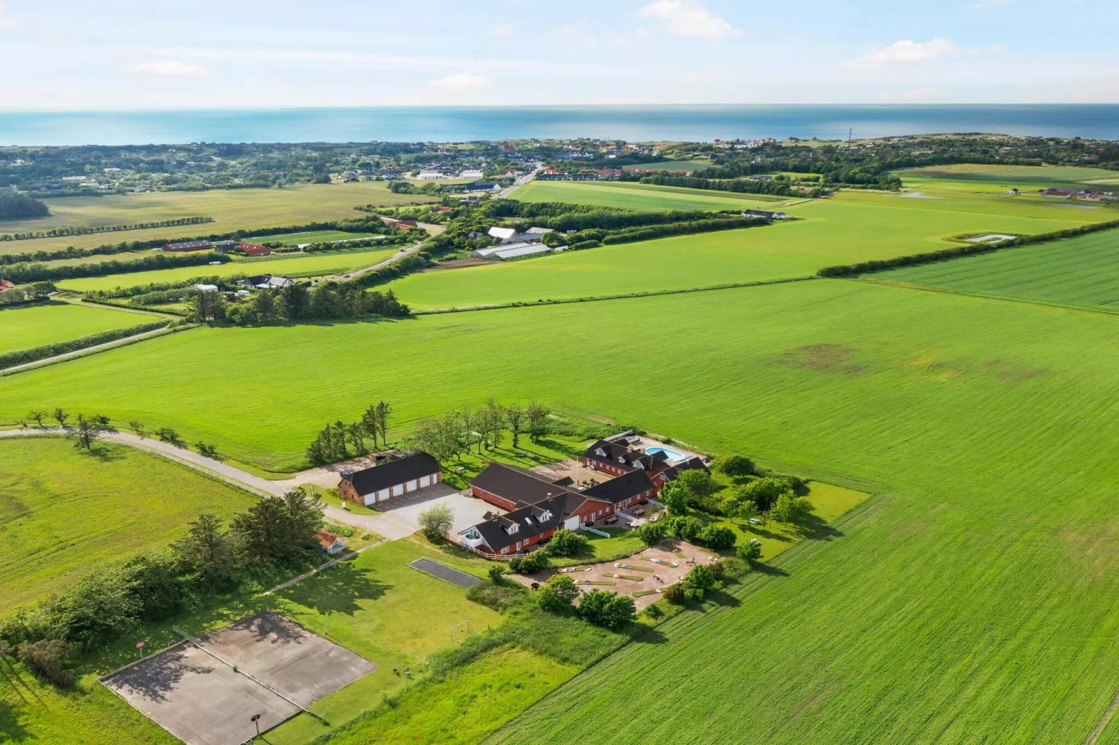 Vakantiehuis met uitzicht op de Noordzee-Buitenlucht