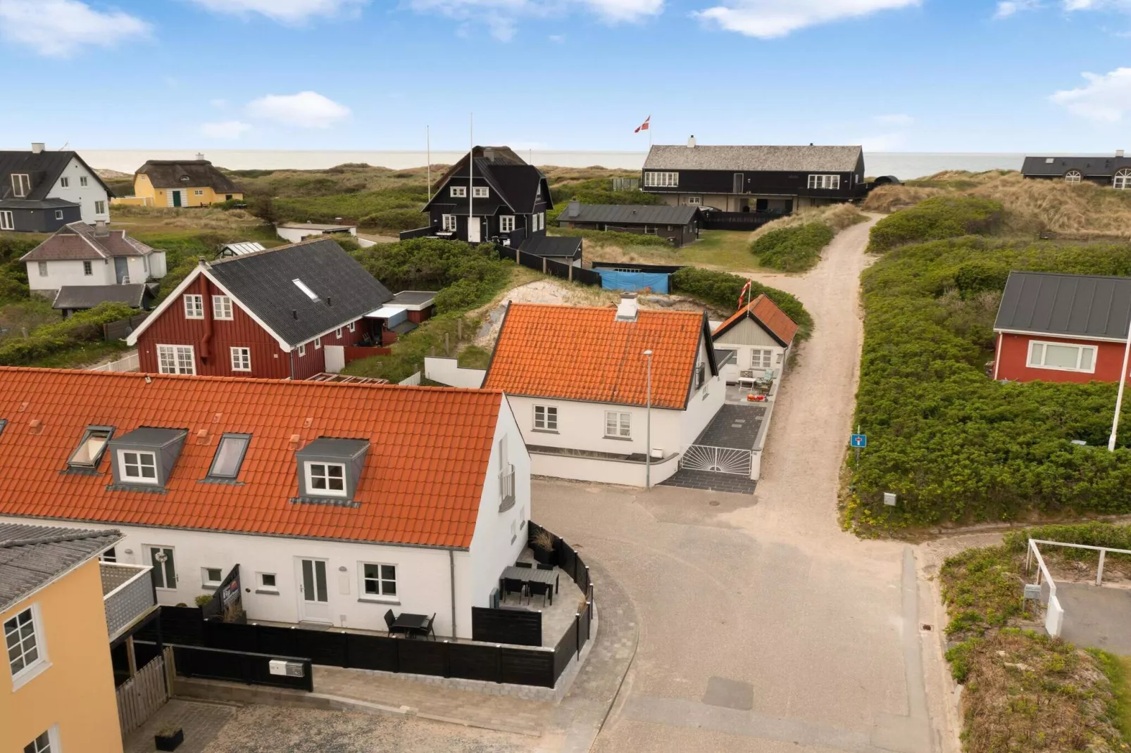 Vakantiehuis in Lokken met terras-Buitenlucht