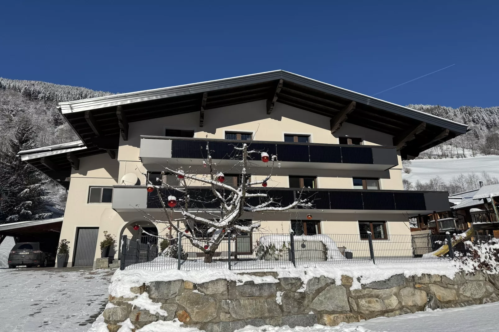 Dorfblick Bramberg-Exterieur winter