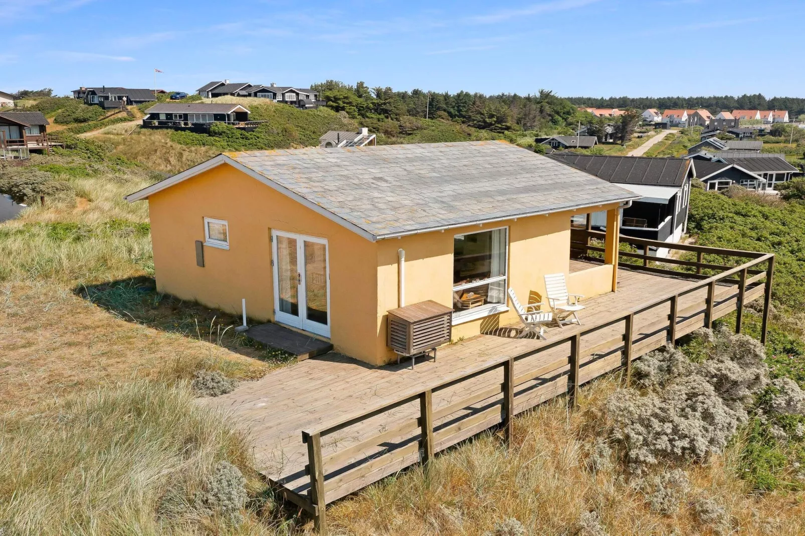 Vakantiehuis in Lokken vlakbij het strand-Buitenlucht