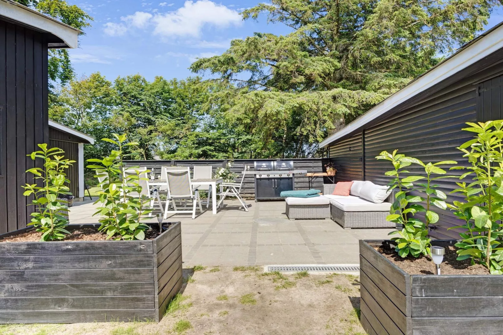 Vakantiehuis in Hjørring in patio-Buitenlucht