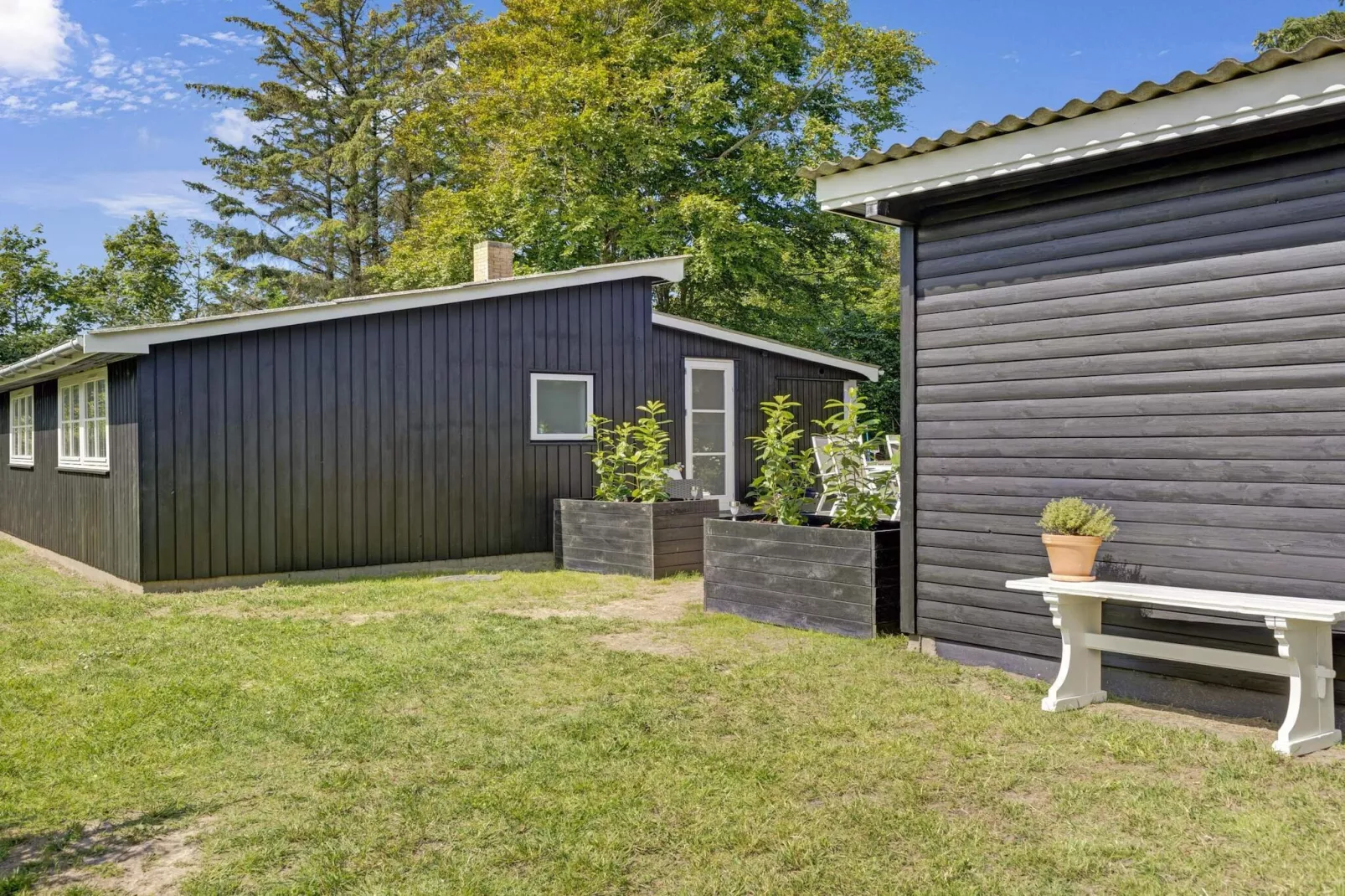 Vakantiehuis in Hjørring in patio-Buitenlucht