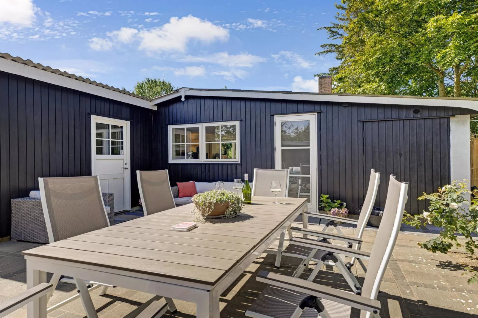 Vakantiehuis in Hjørring in patio-Buitenlucht