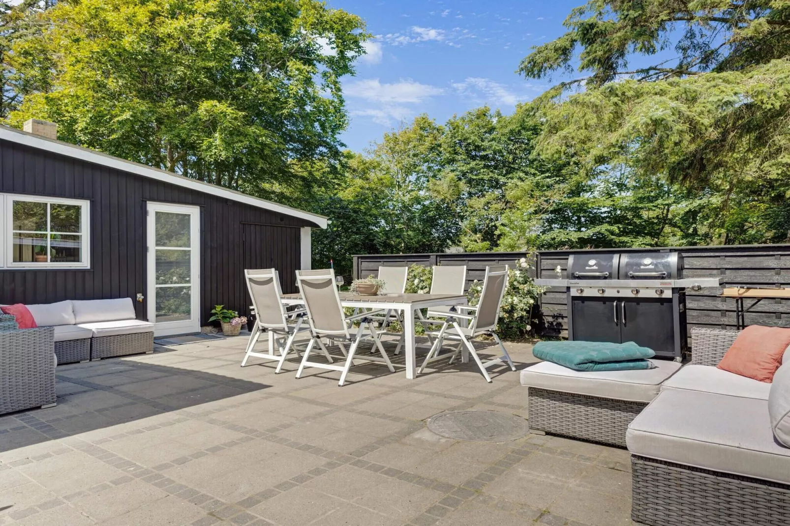 Vakantiehuis in Hjørring in patio-Buitenlucht