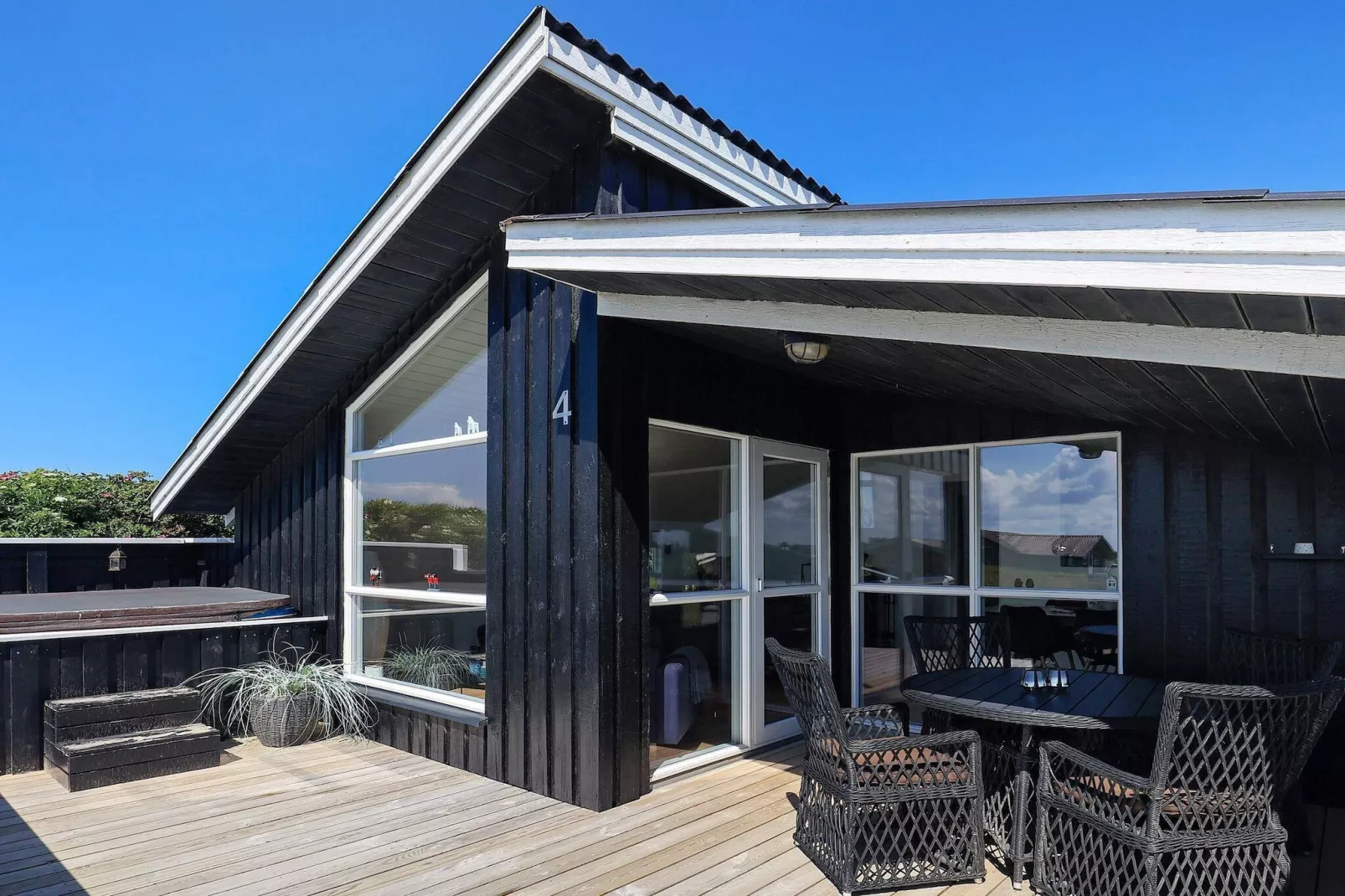 Gezellig vakantiehuis in Lokken, aan zee-Binnen