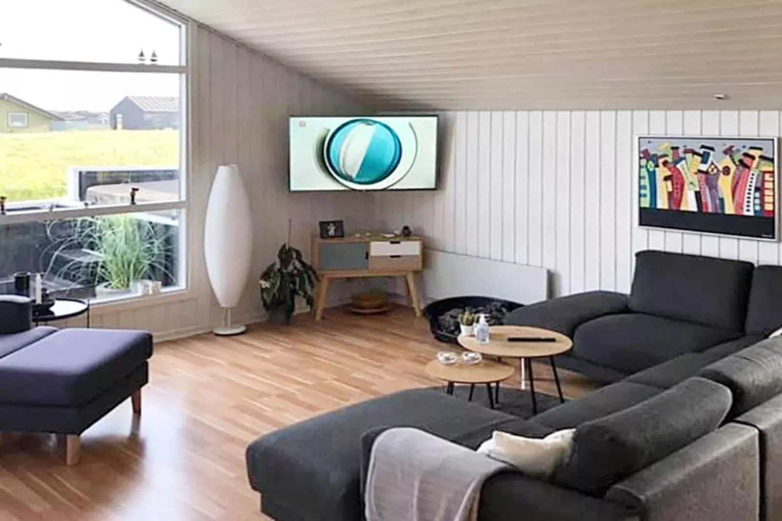 Gezellig vakantiehuis in Lokken, aan zee-Binnen