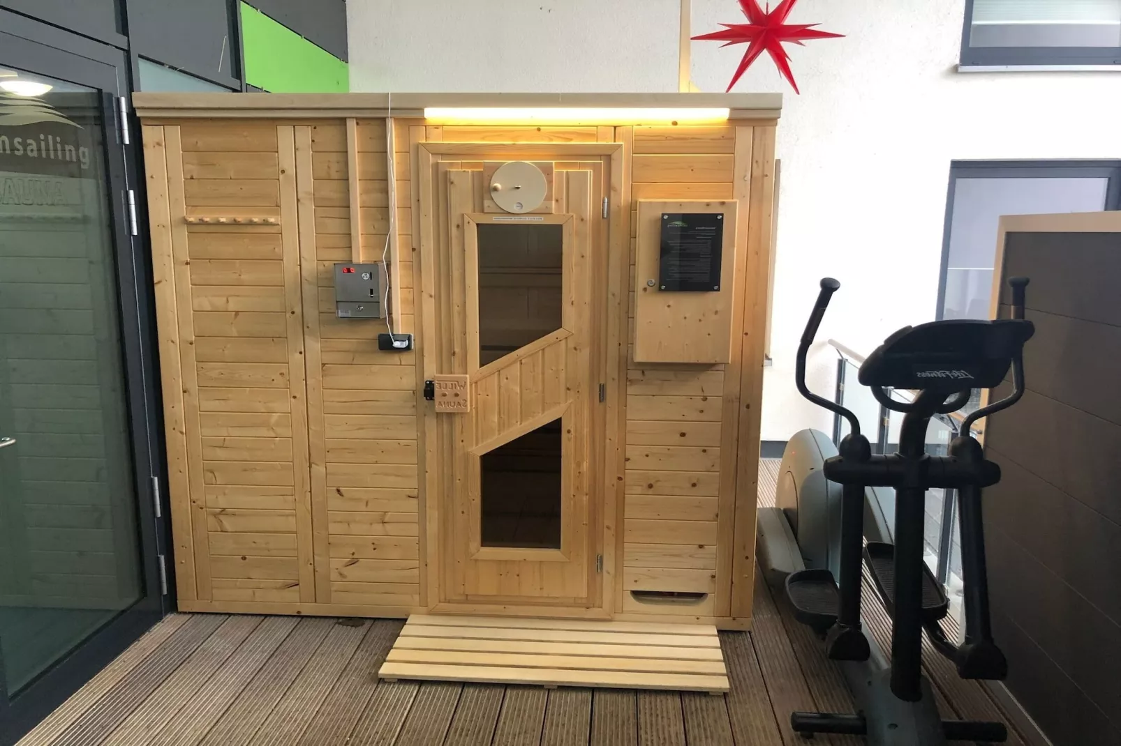 Studio 22 mit Meerblick im DG-Sauna