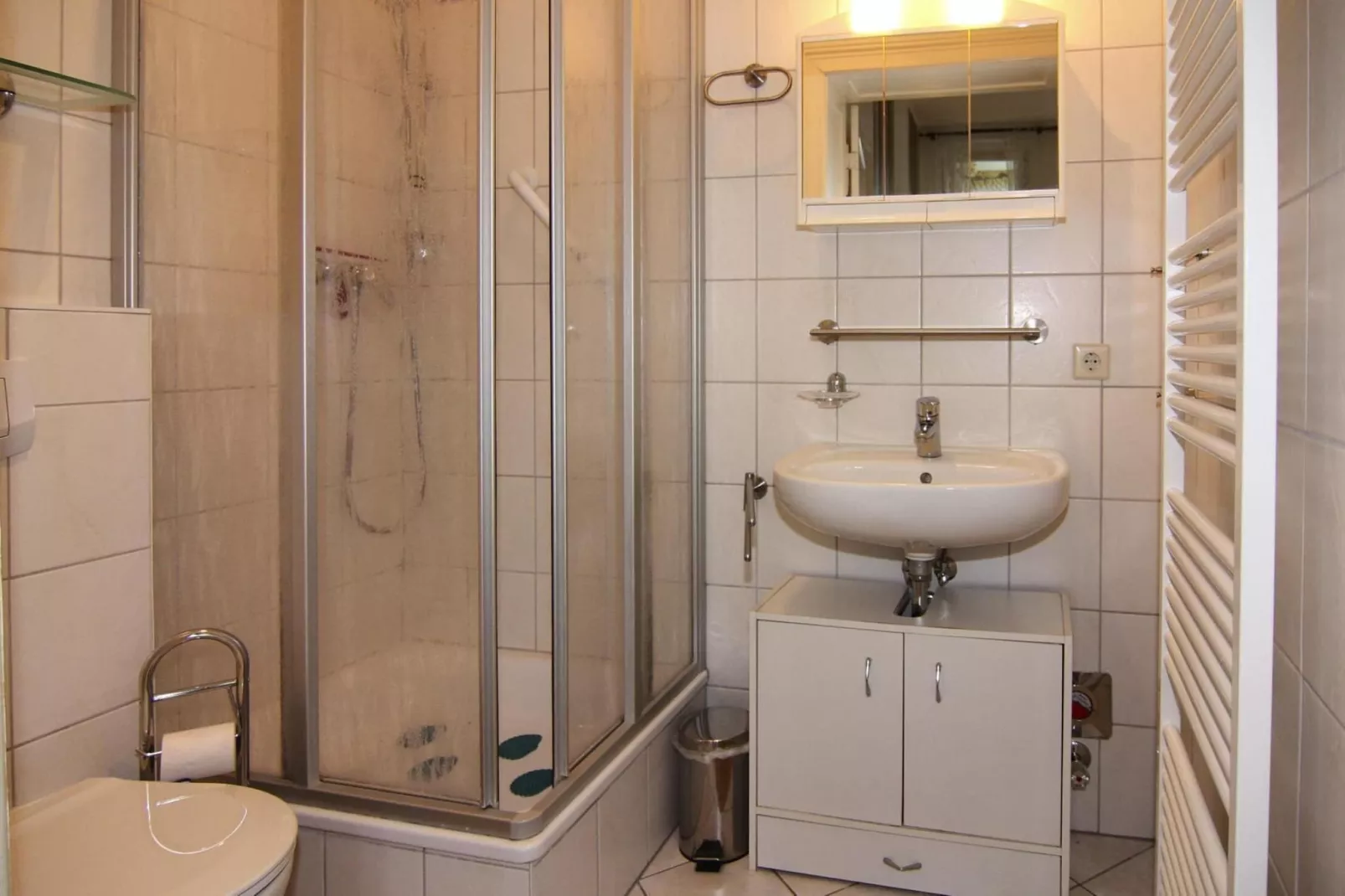 Ferienwohnung Morgenröte Ahlbeck-Badkamer