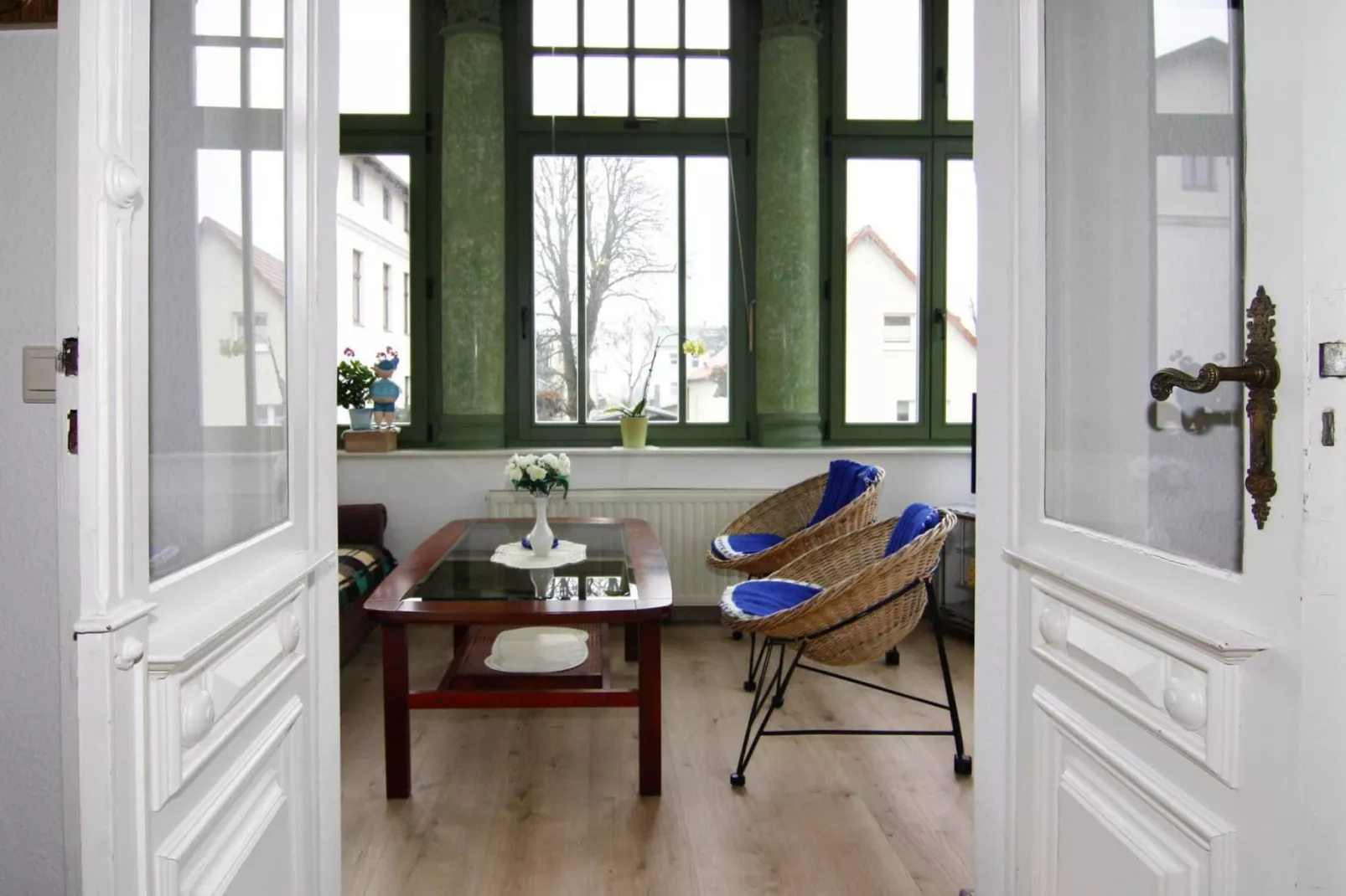 Ferienwohnung Morgenröte Ahlbeck-Woonkamer