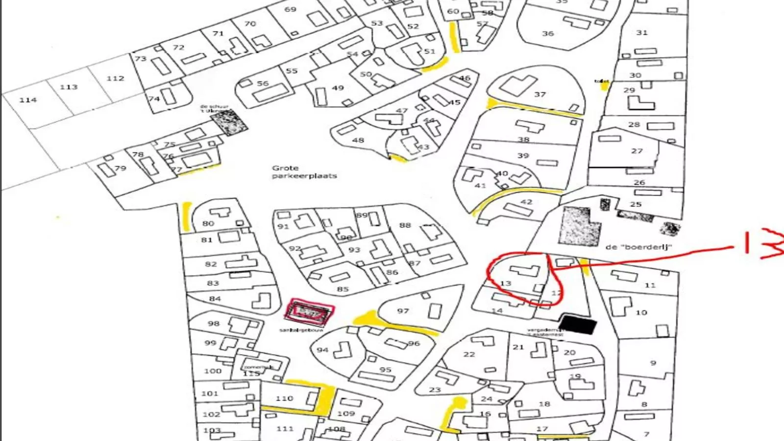 De Havik-Plattegrond