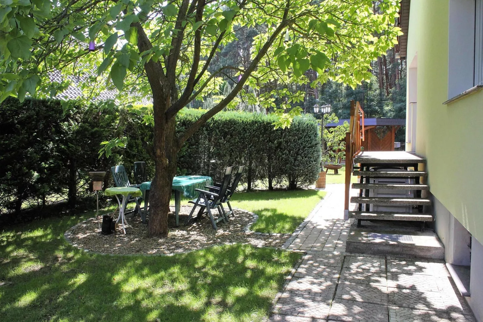 Ferienhaus in Kummersdorf bei Storkow-Tuinen zomer
