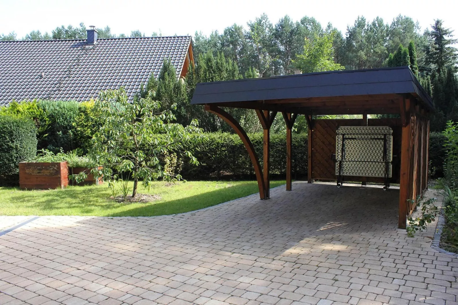 Ferienhaus in Kummersdorf bei Storkow-Tuinen zomer