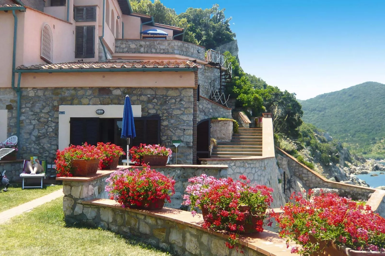 Ferienresidence La Cota Quinta Rio nell'Elba Typ Bilo Super 4 - vistamare-Buitenkant zomer