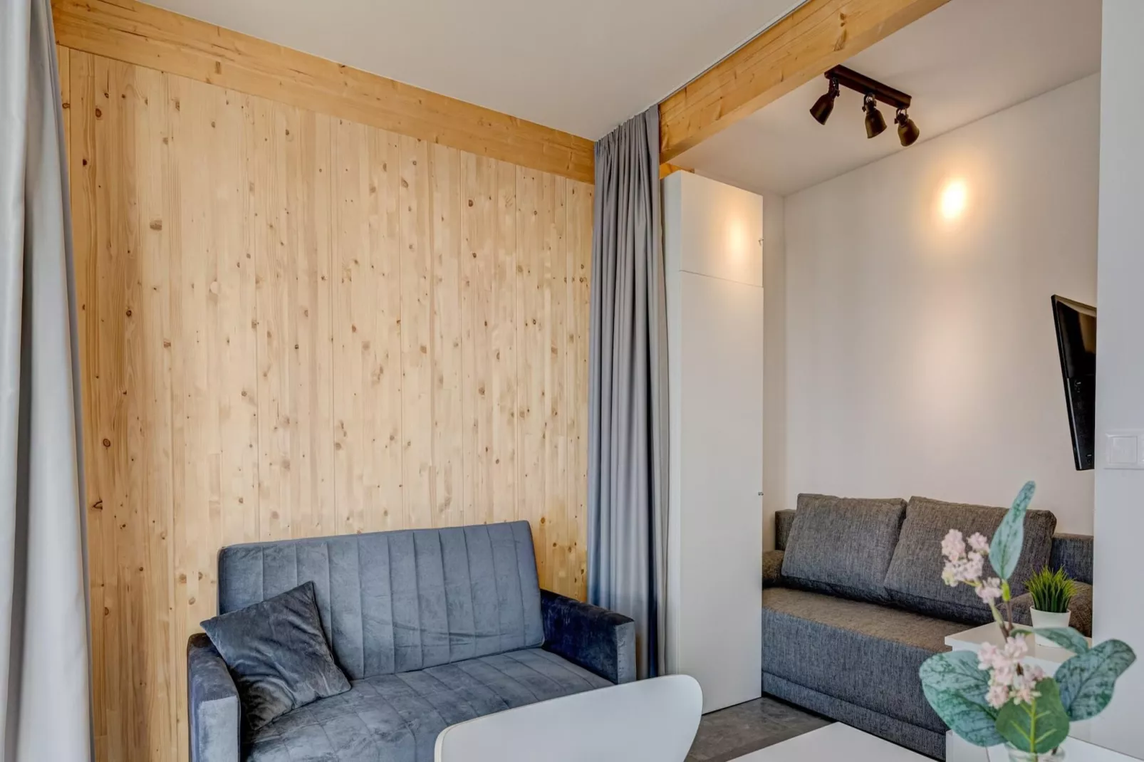 Domek 3-osobowy-Woonkamer