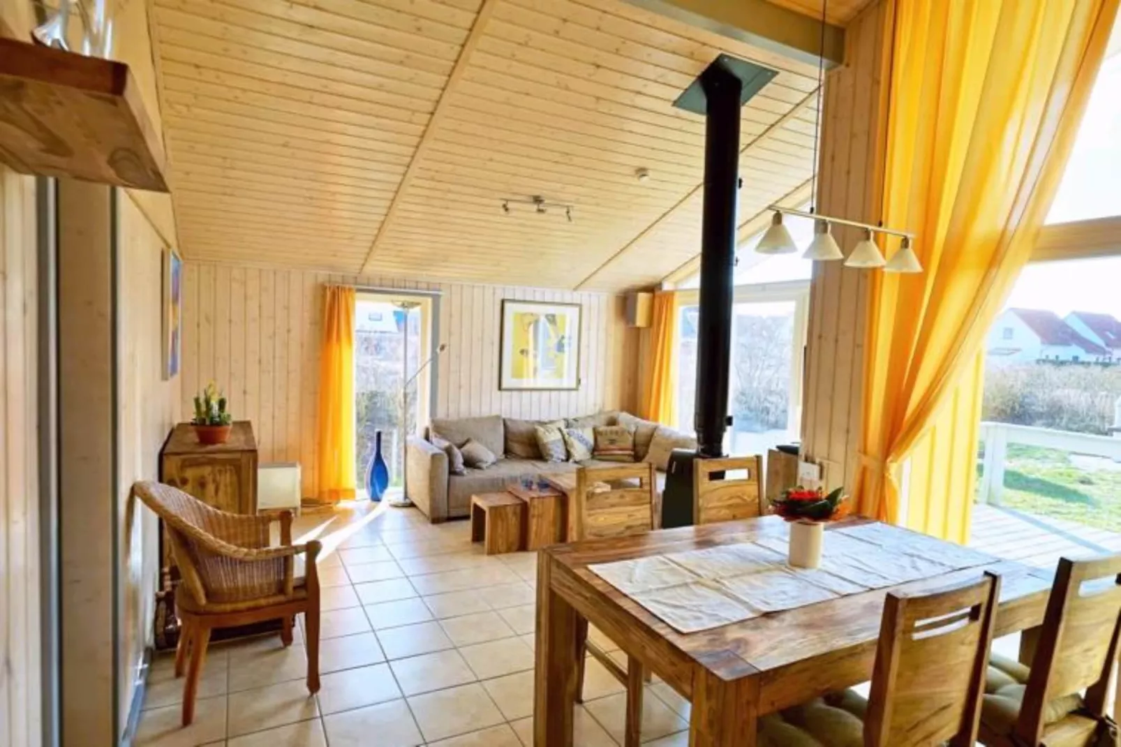Ferienhaus Seeschwalbe-68-Woonkamer