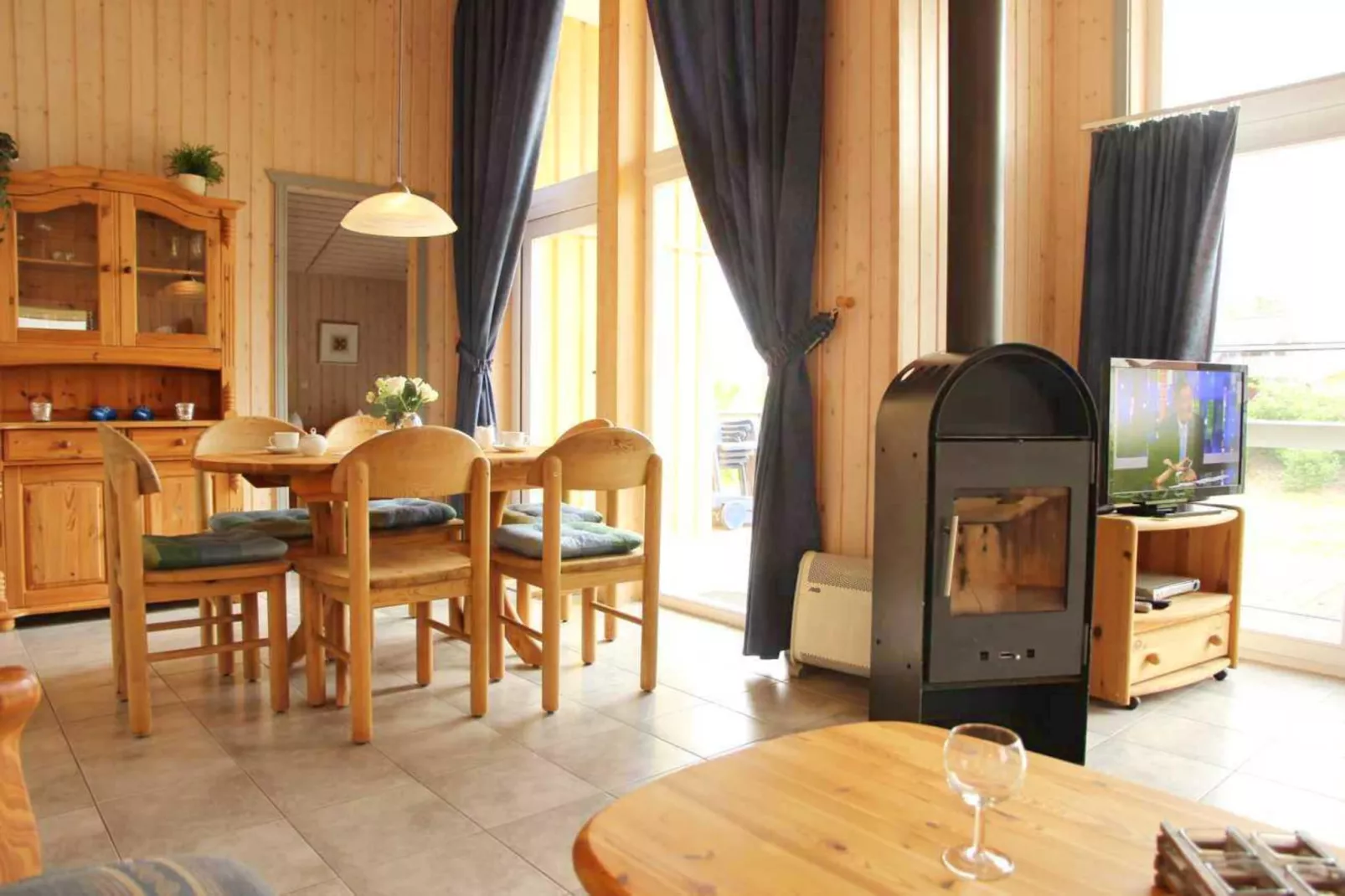 Ferienhaus Seeschwalbe-70-Woonkamer