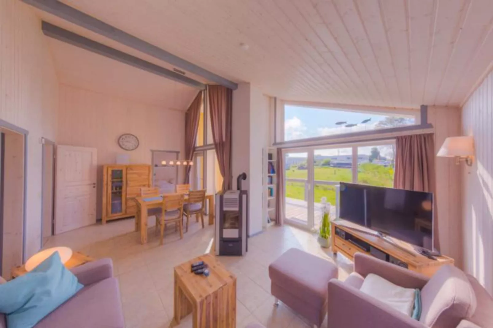 Ferienhaus Seeschwalbe-74-Woonkamer