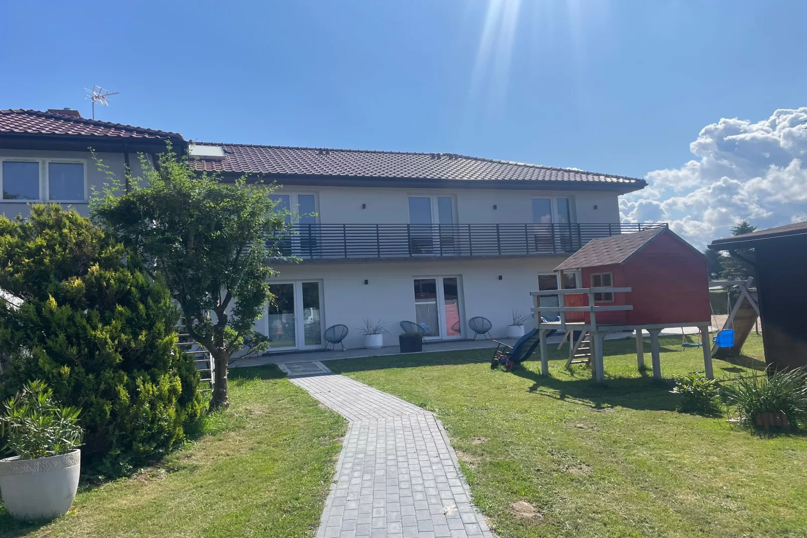 Apartamenty wakacyjne nad morzem Chłopy-Tuinen zomer