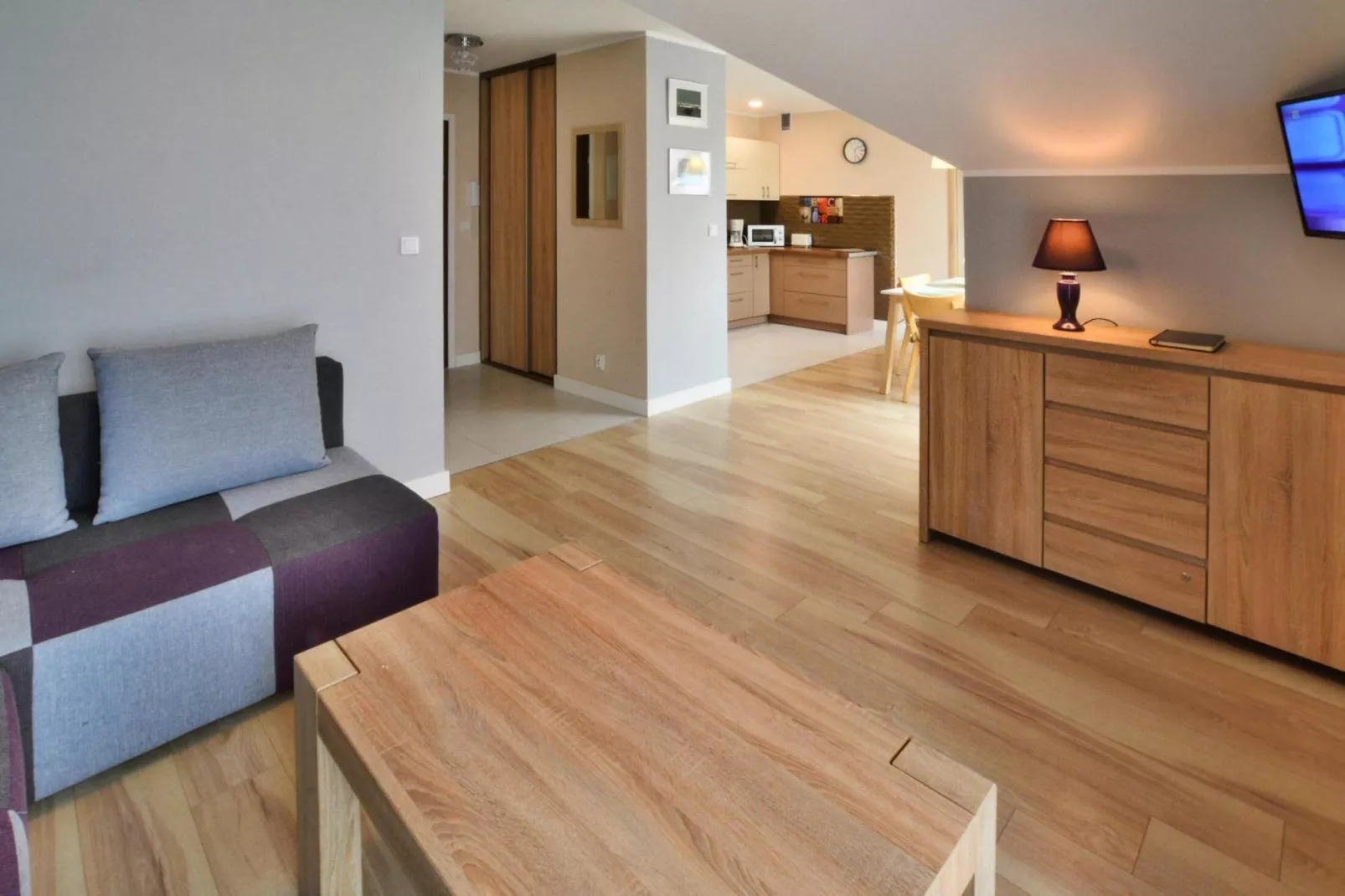 	Apartament dla 4 osób Darłówko-Woonkamer