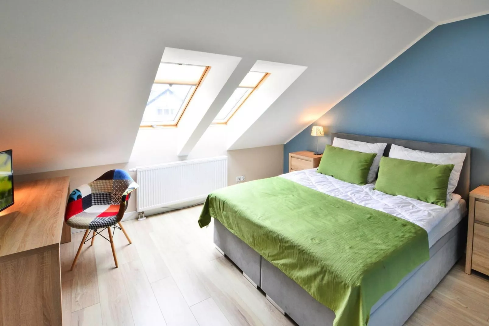 	Apartament dla 4 osób Darłówko-Slaapkamer