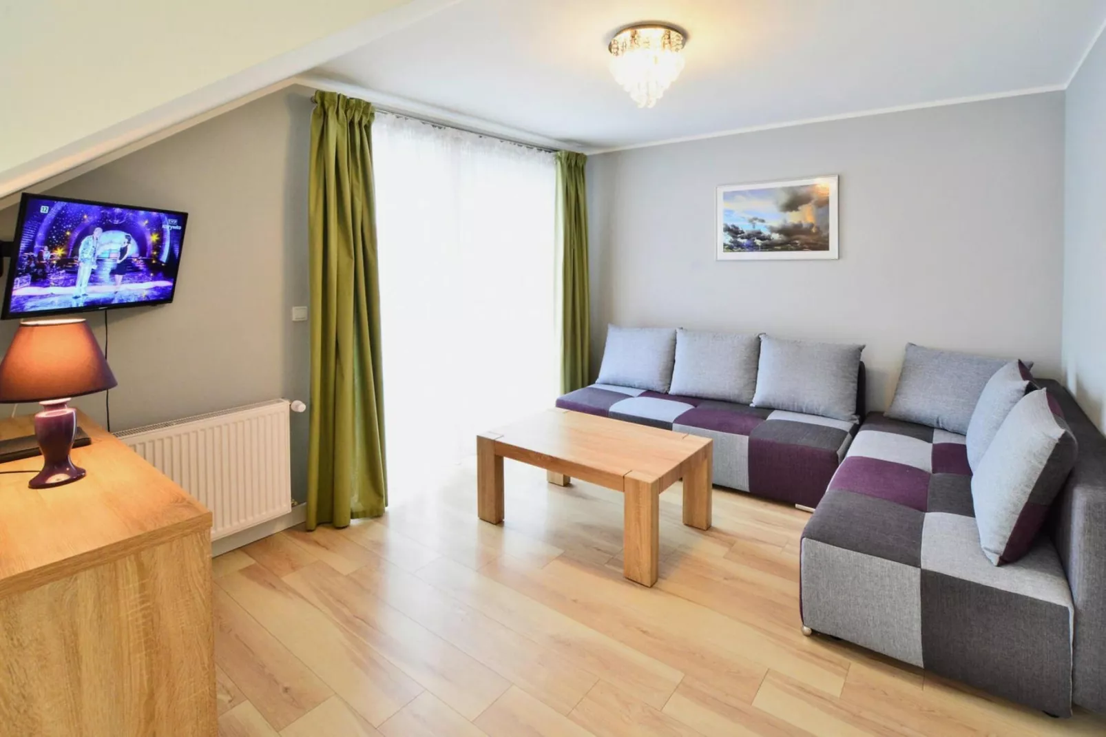 	Apartament dla 4 osób Darłówko-Woonkamer