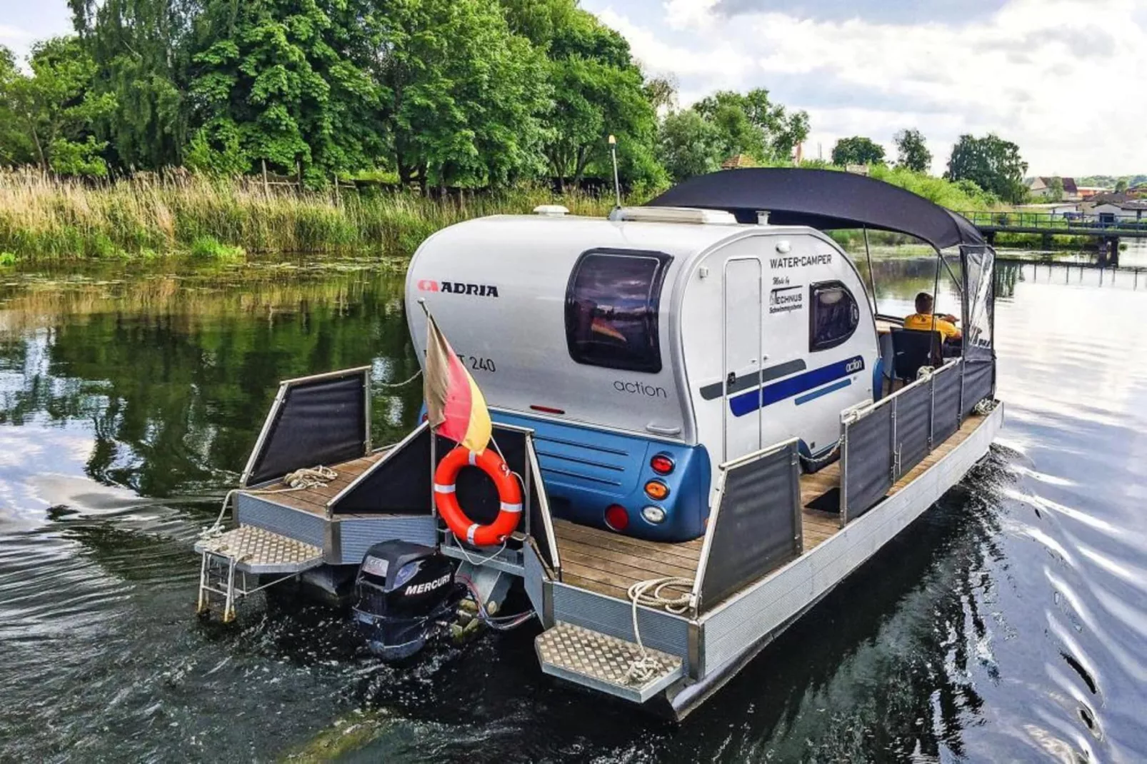 Watercamper deluxe-Gebieden zomer 1km