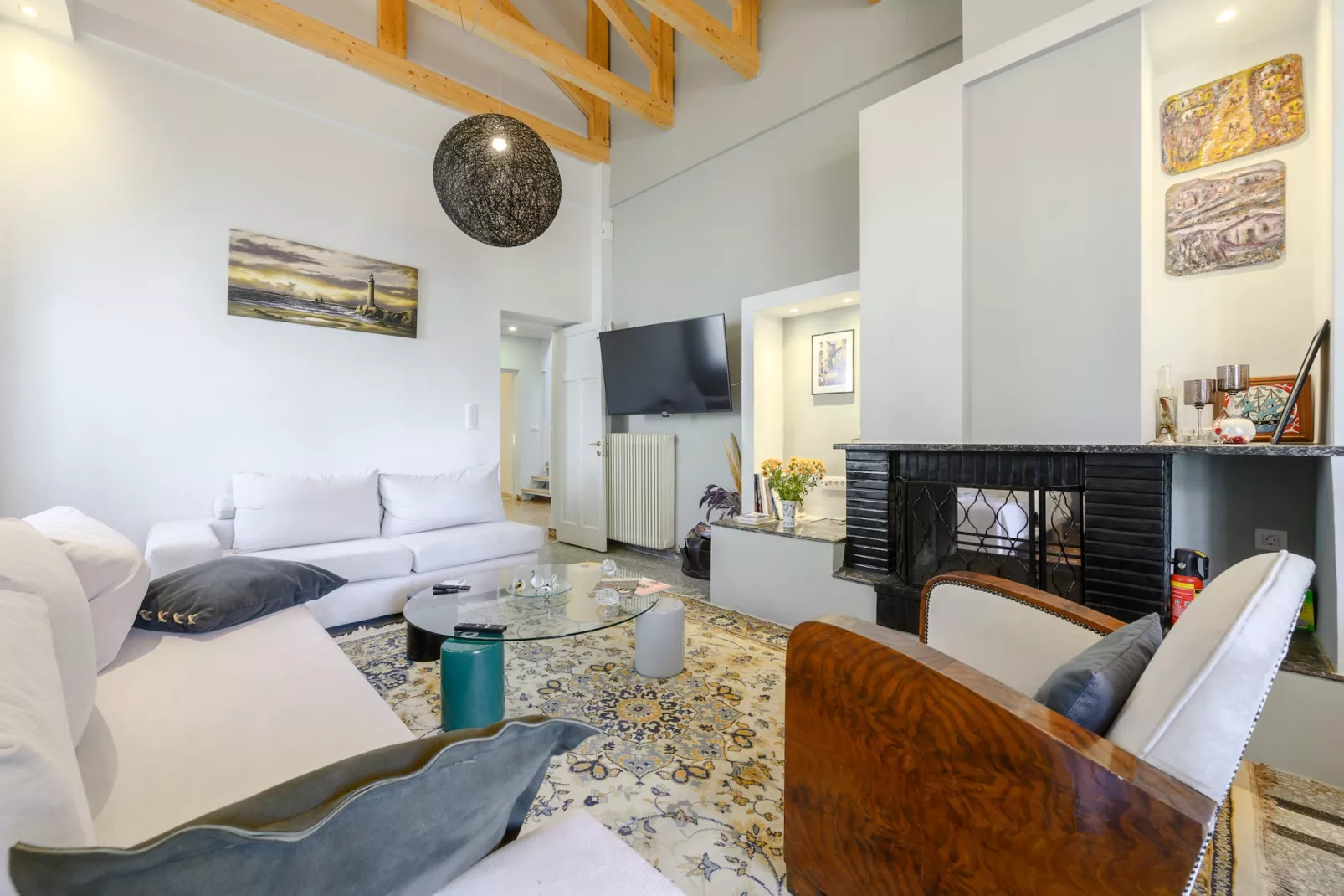 Seafalios Villa-Woonkamer