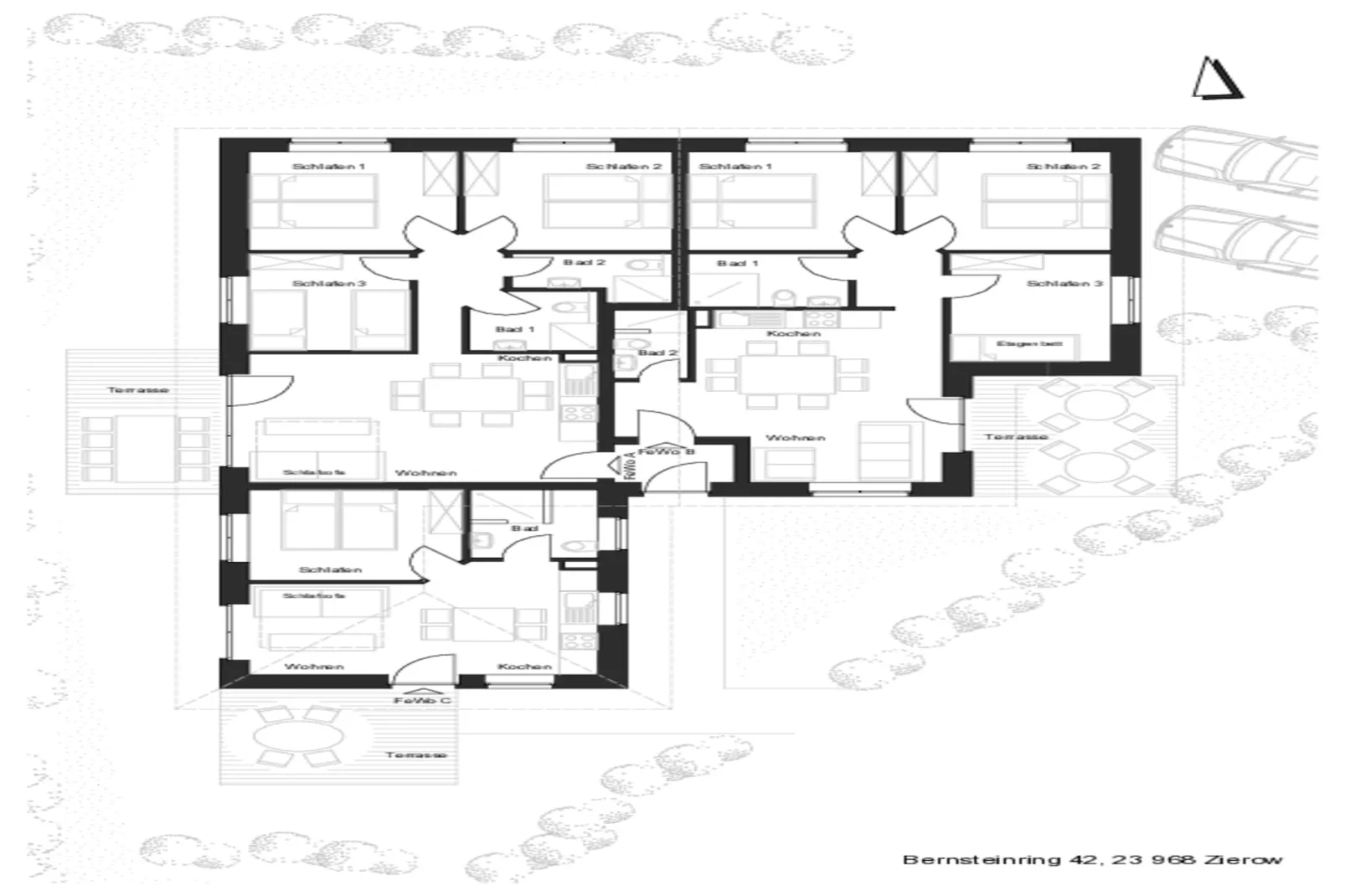 Zierow Z2C-Plattegrond