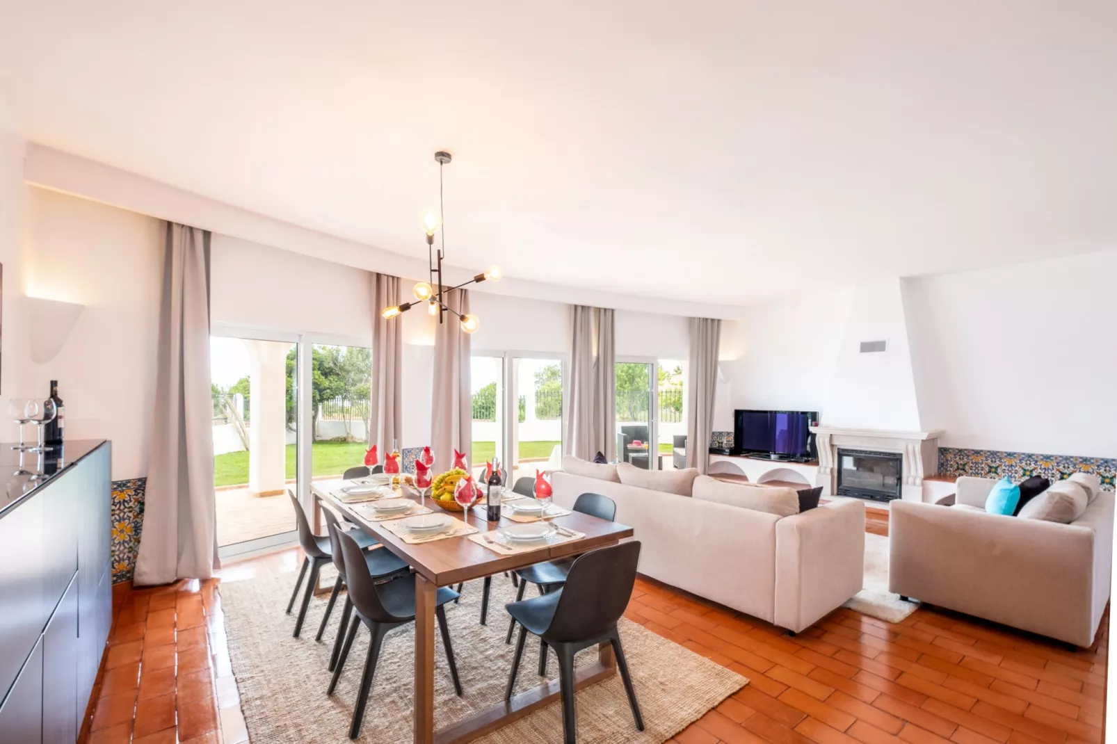 Villa Benagil Boutique-Woonkamer