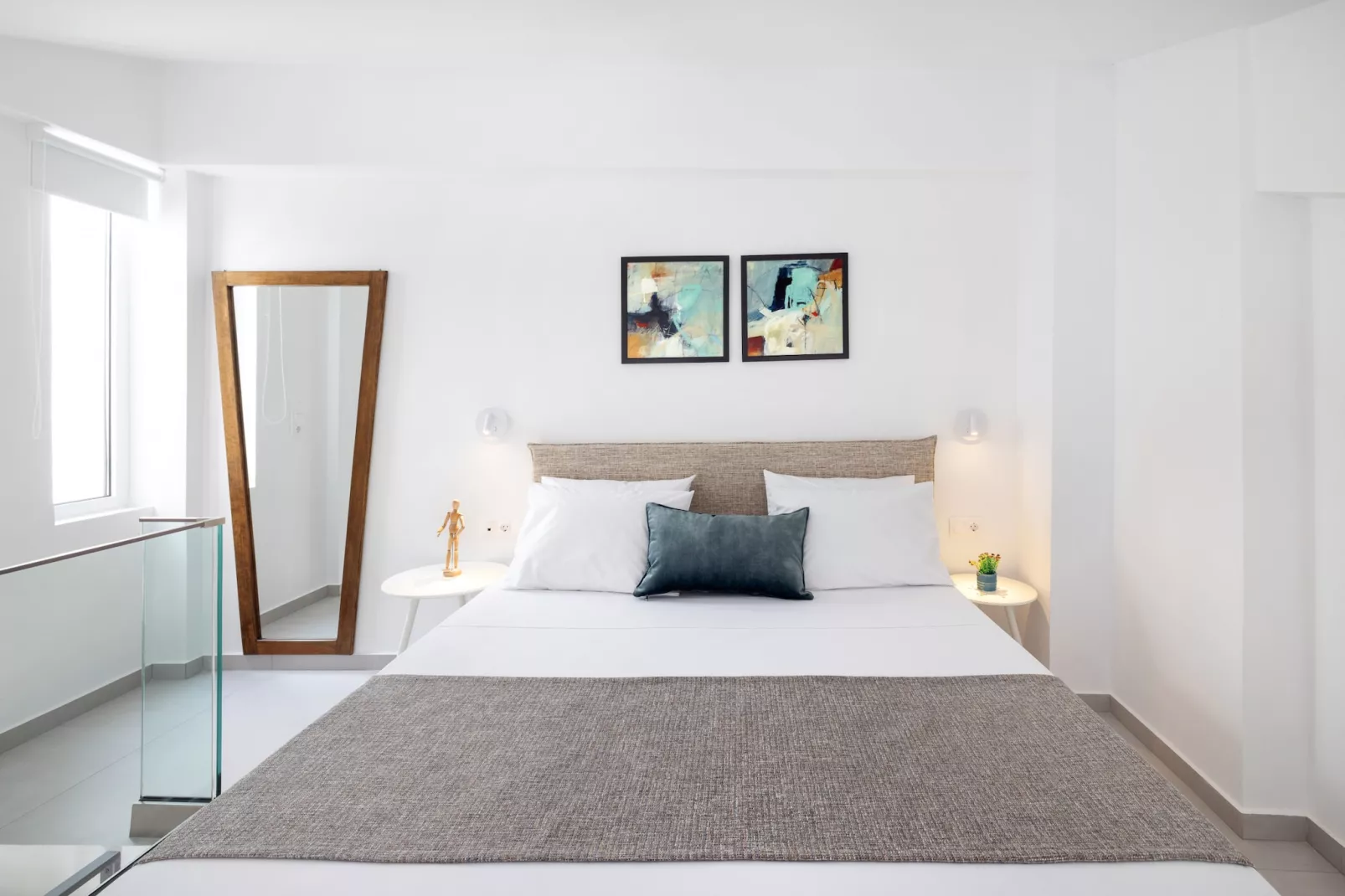 Creta Sun, 201 Mezzanine City View-Slaapkamer