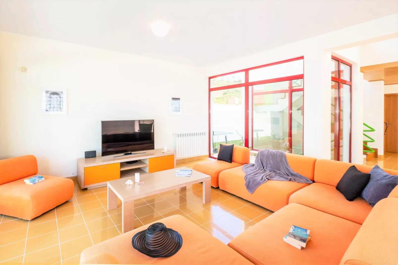 Villa Poseidon-Woonkamer