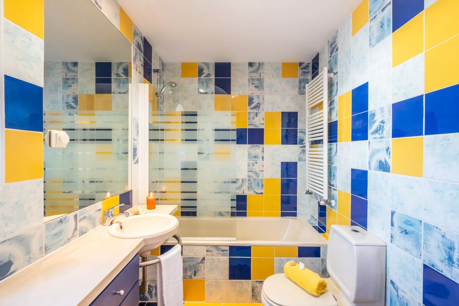 Villa Poseidon-Badkamer