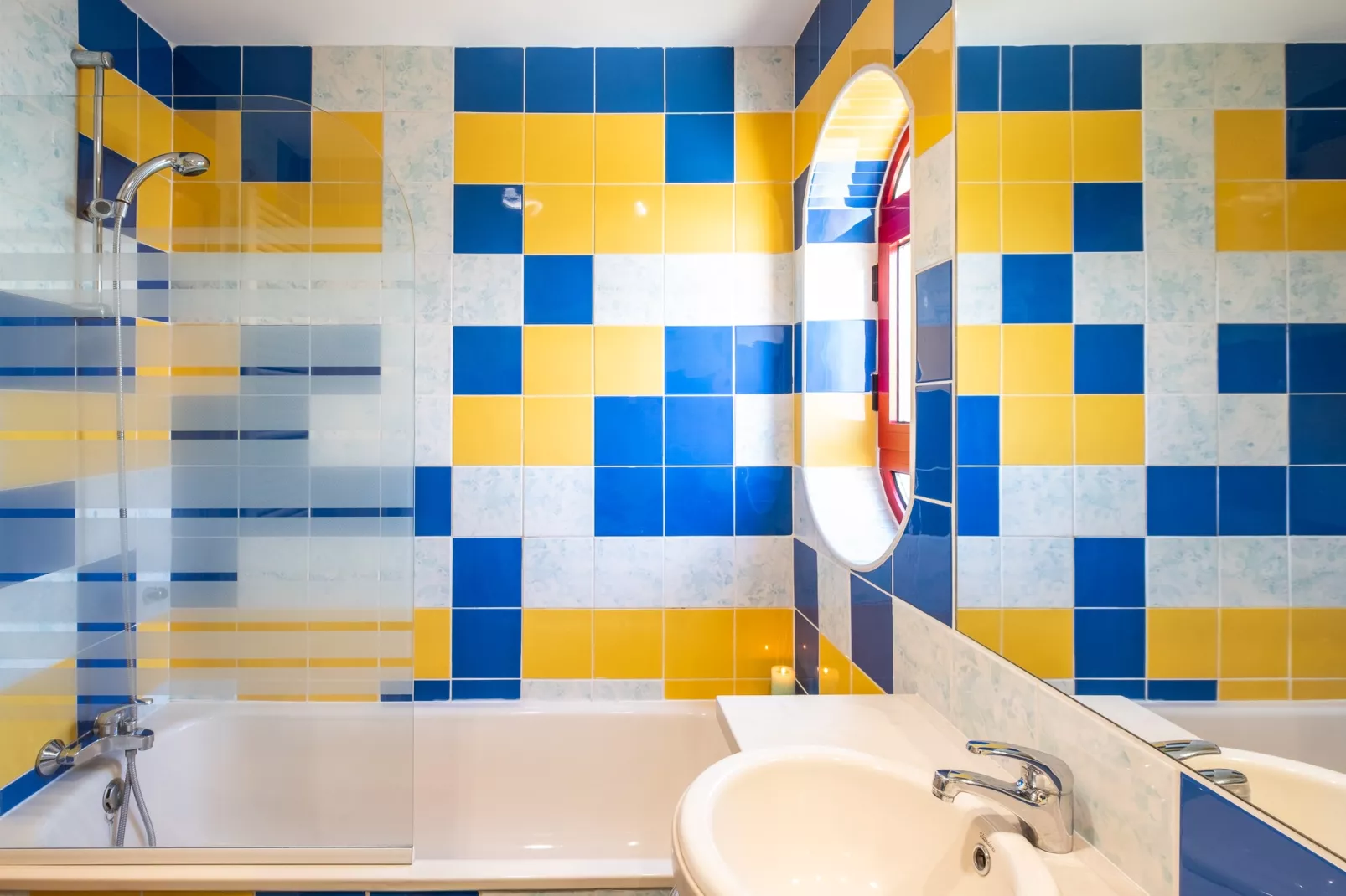 Villa Poseidon-Badkamer