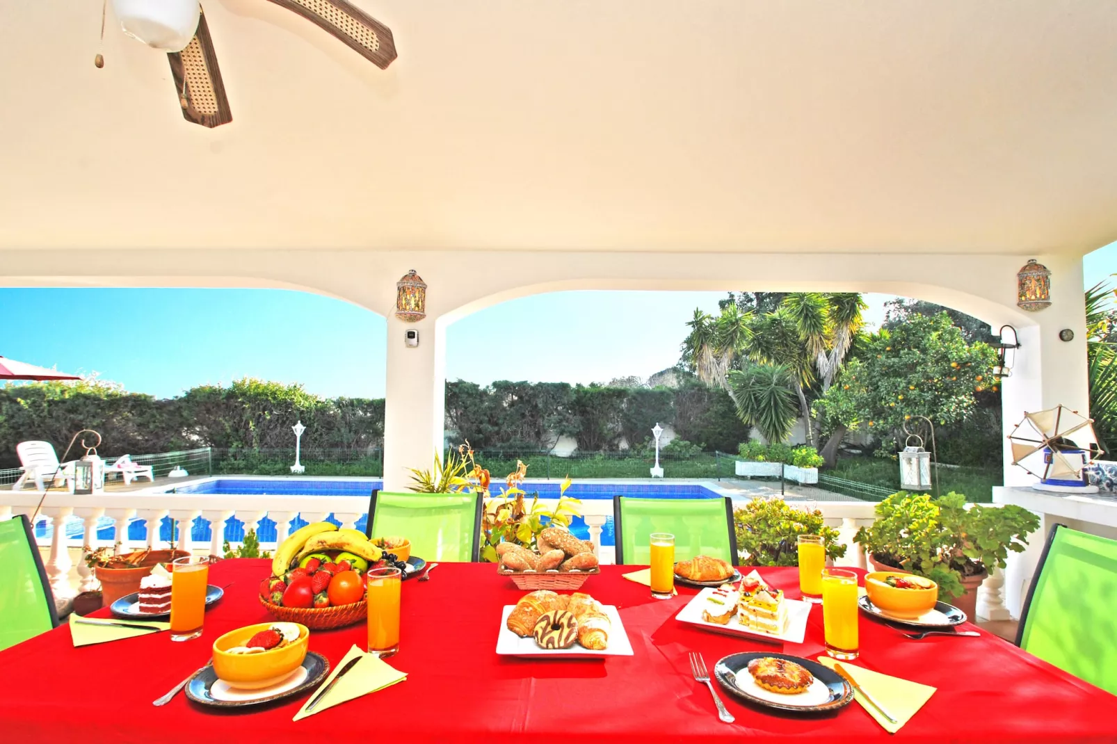 Villa Cozumel-Terrasbalkon