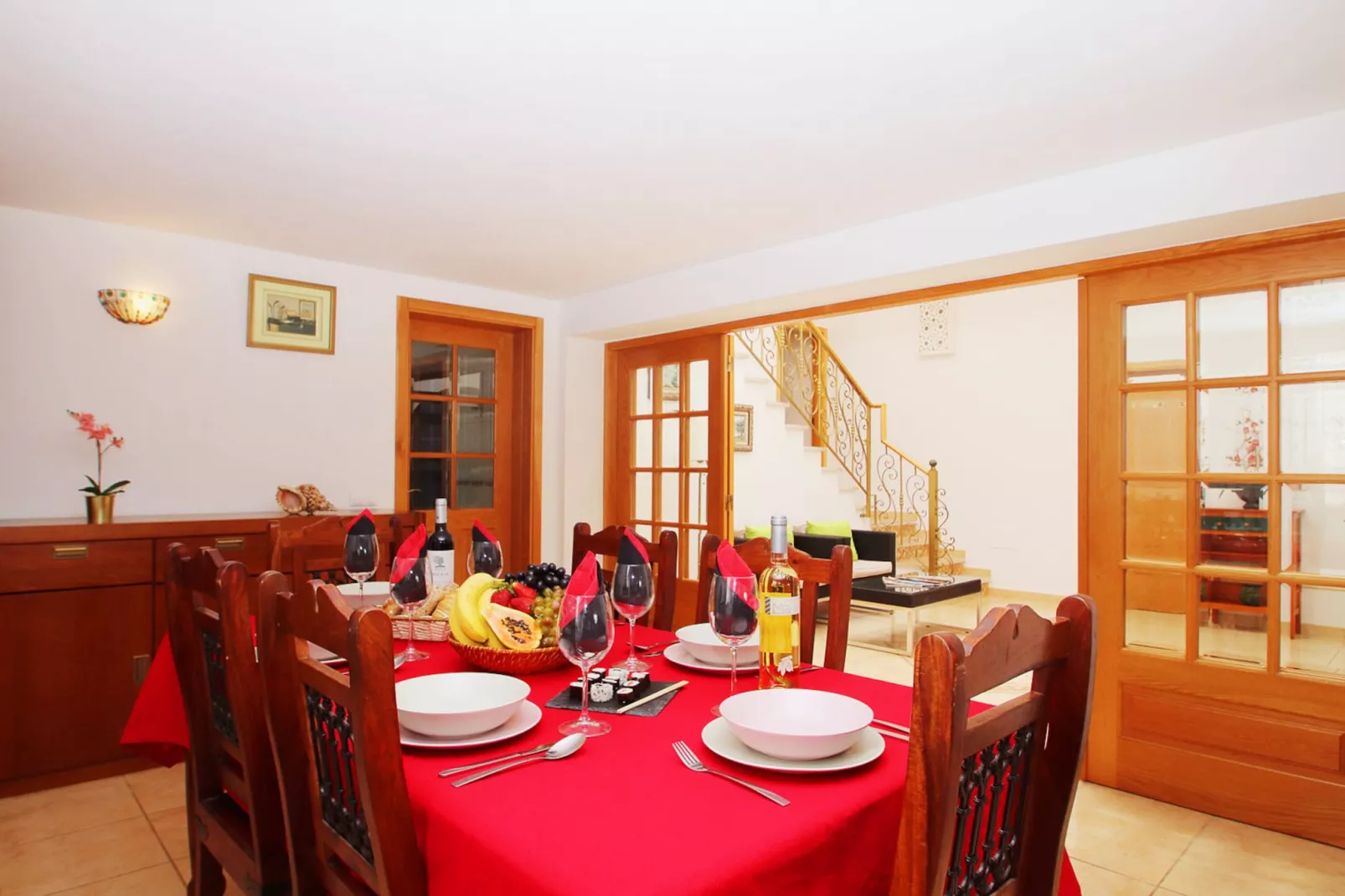 Villa Saint Martin-Eetkamer