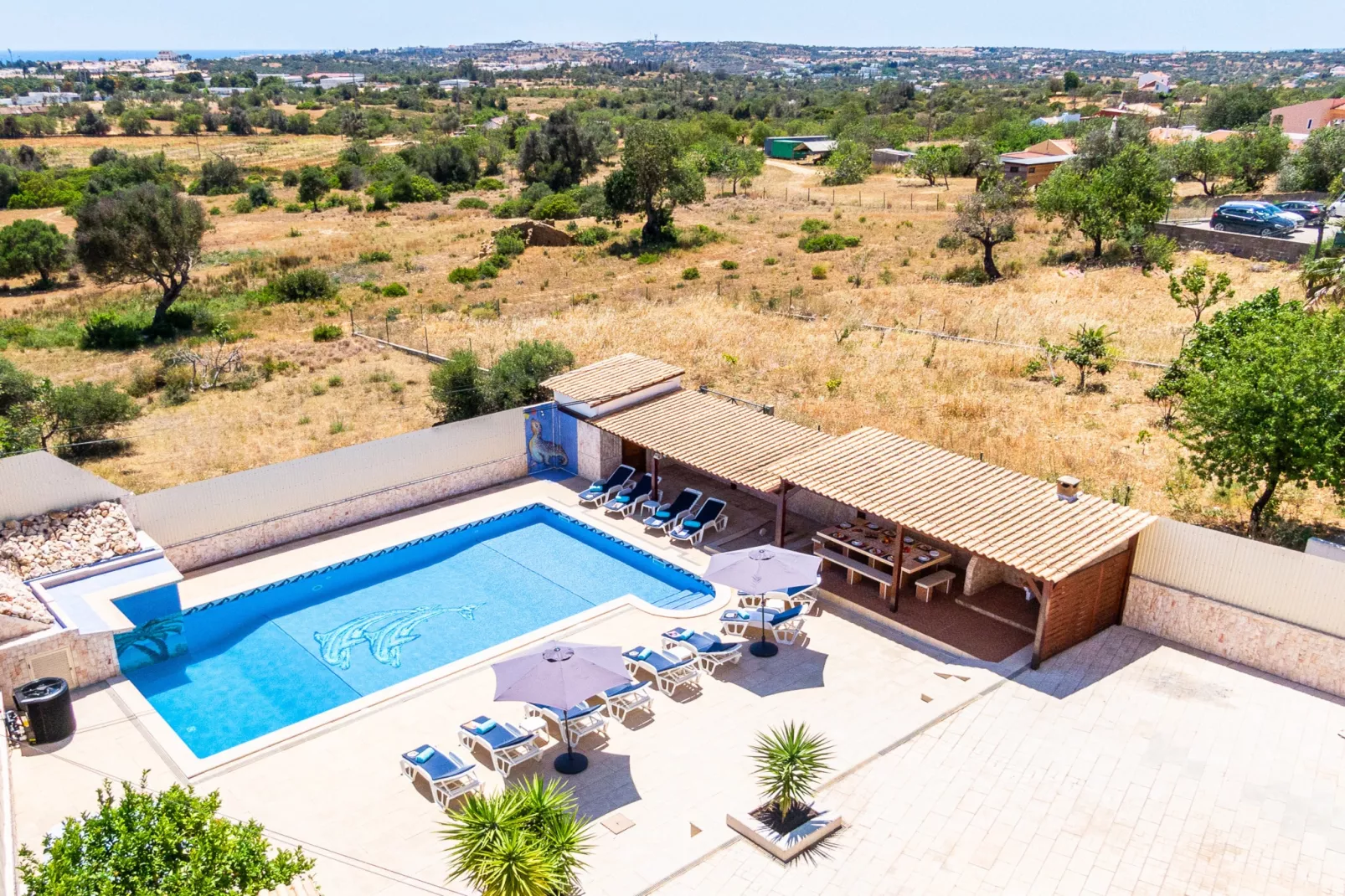 Villa Royal Mill-Gebieden zomer 1km