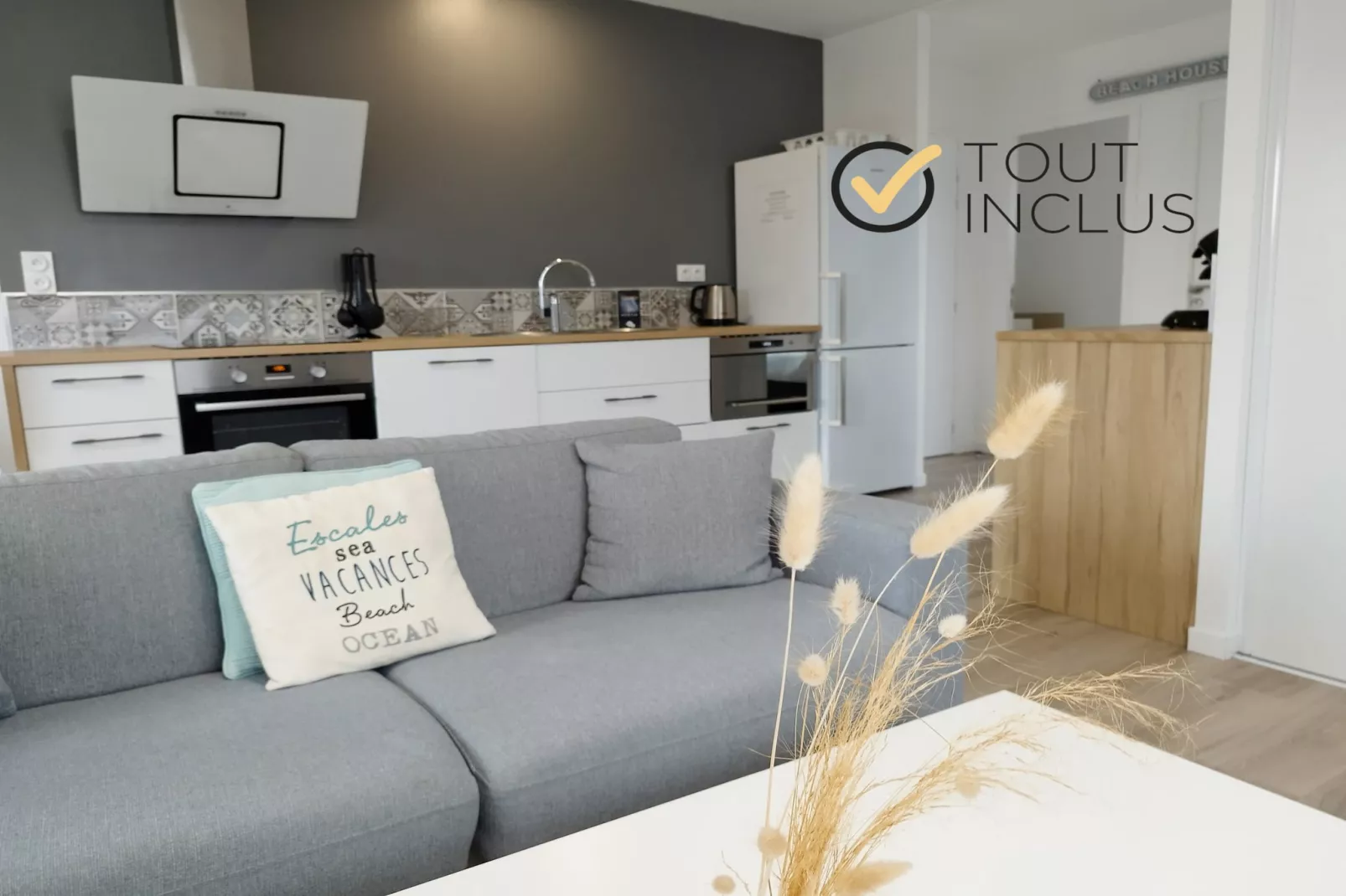 ROSCAROC - ENEZ AR BEG (côté jardin) - Portsall-Woonkamer