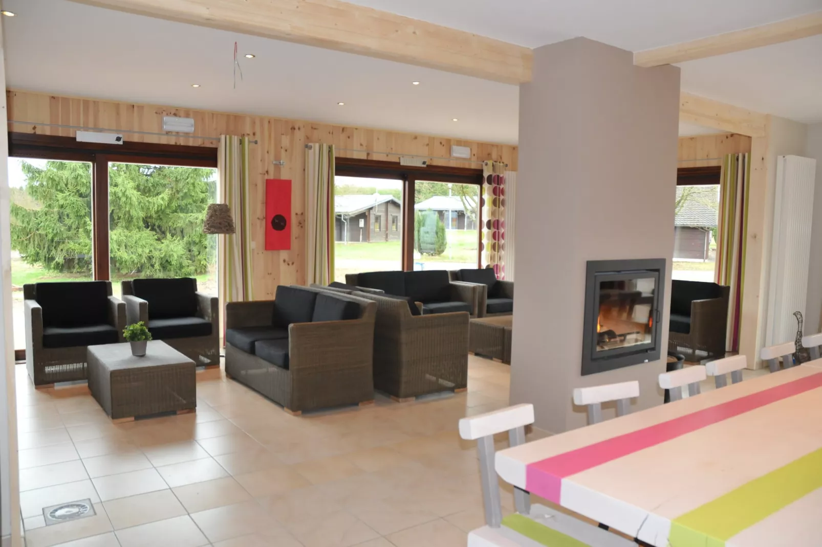 REFUGE DU TRAPPEUR-Woonkamer