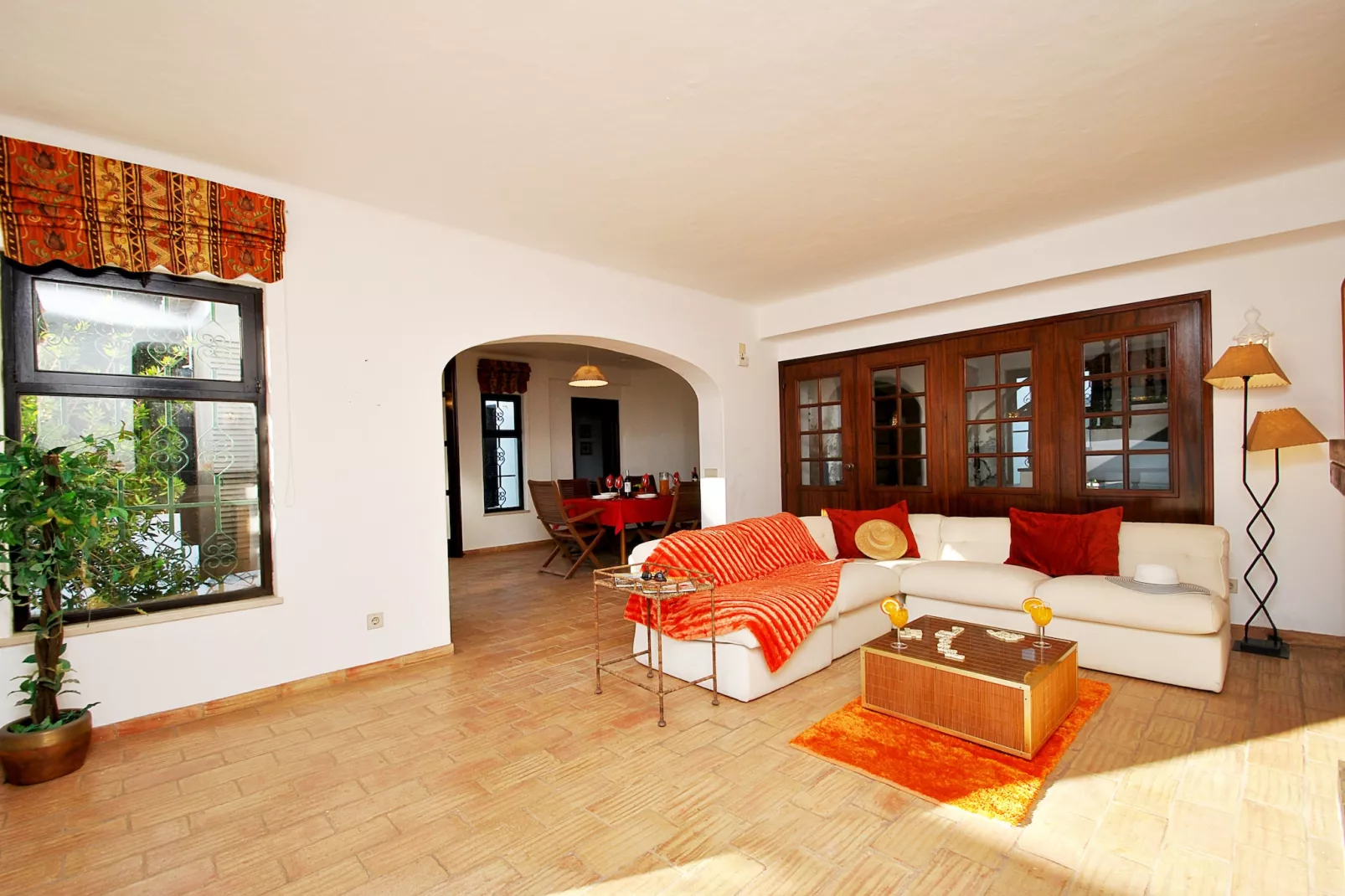 Villa Mauritius-Woonkamer