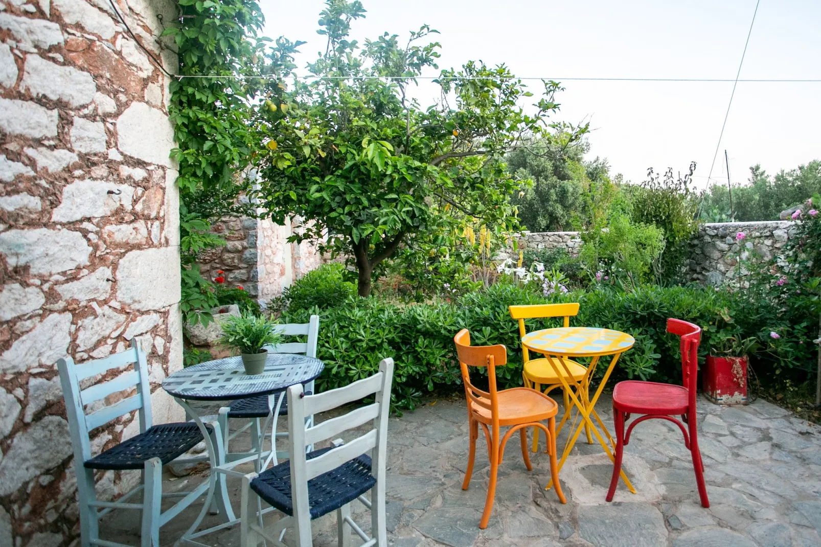 Charouda country house-Terrasbalkon