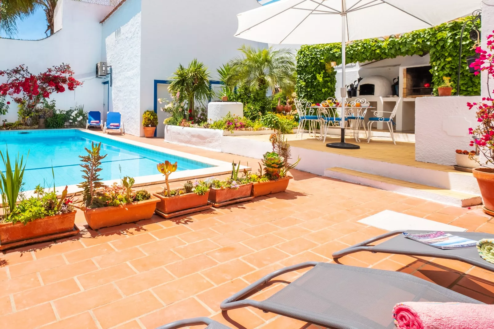 Villa Marrakech-Buitenkant zomer