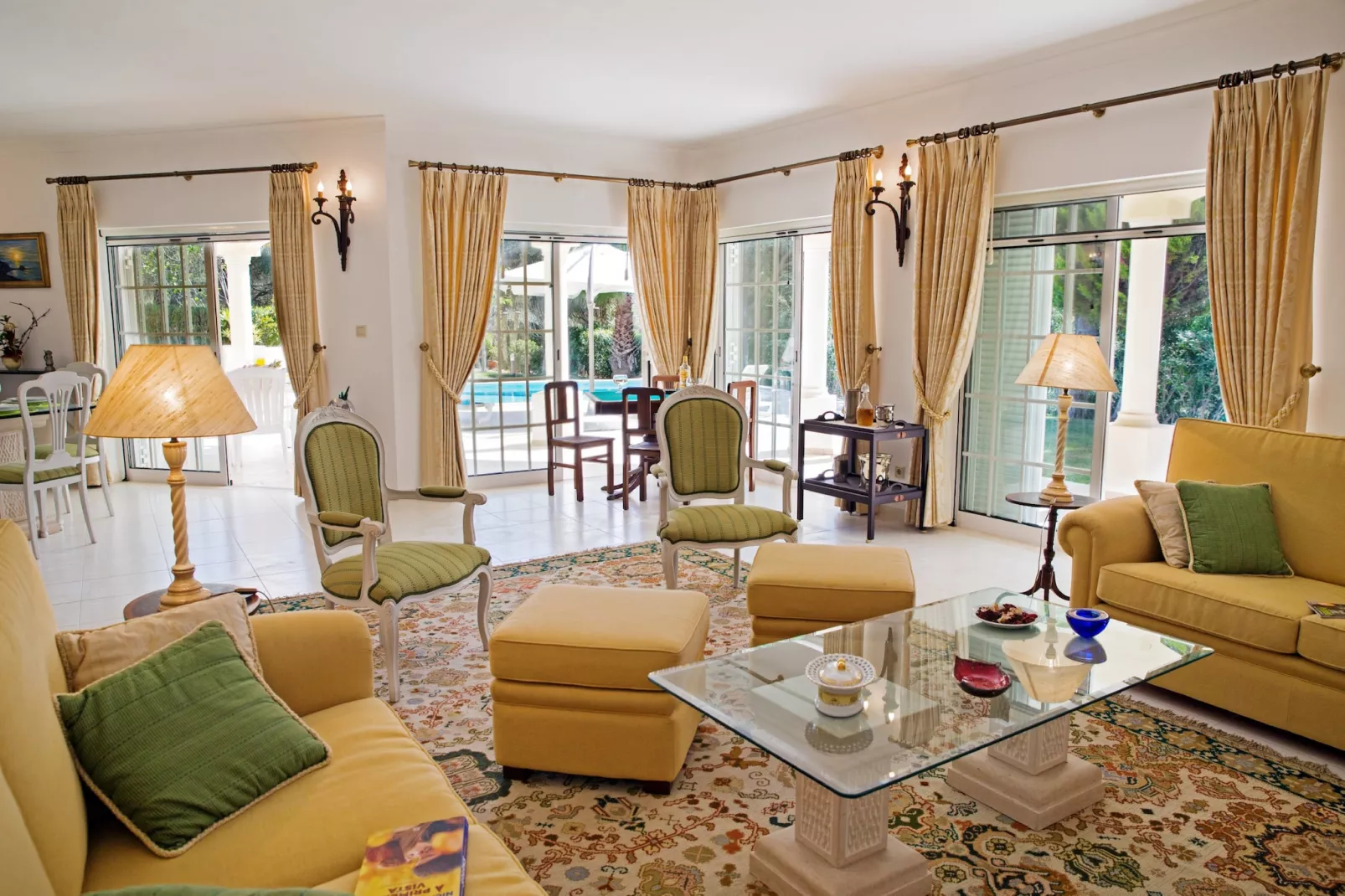 Villa Tulum-Woonkamer