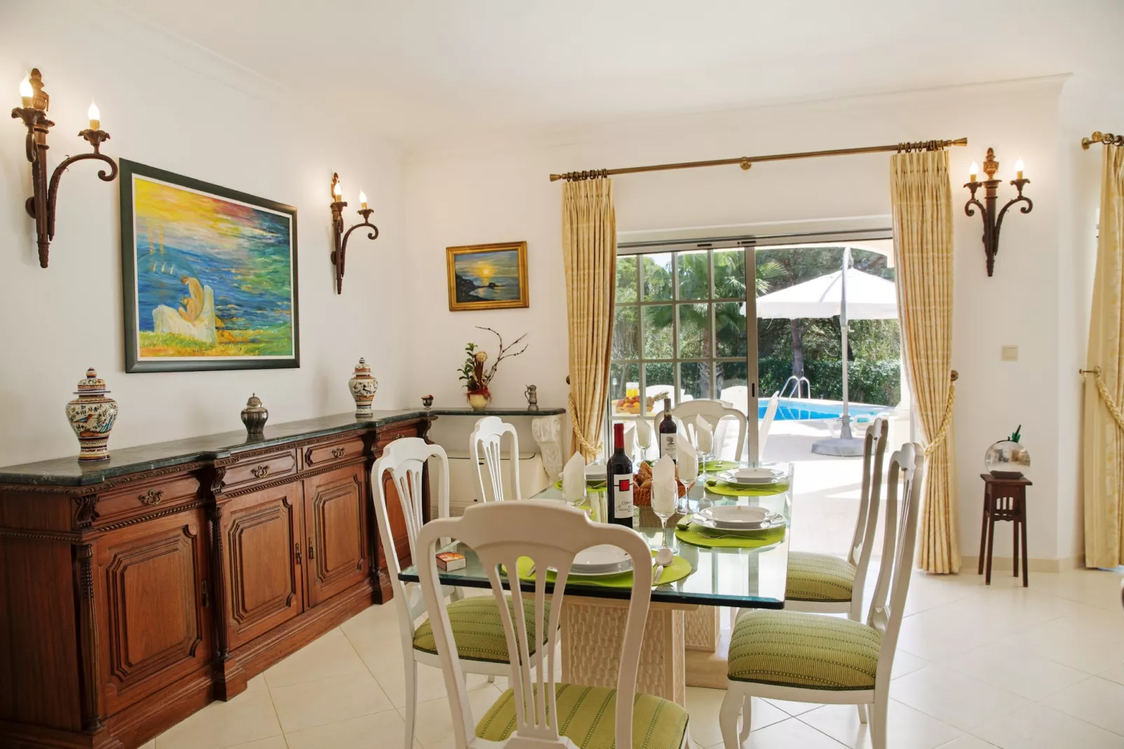 Villa Tulum-Eetkamer